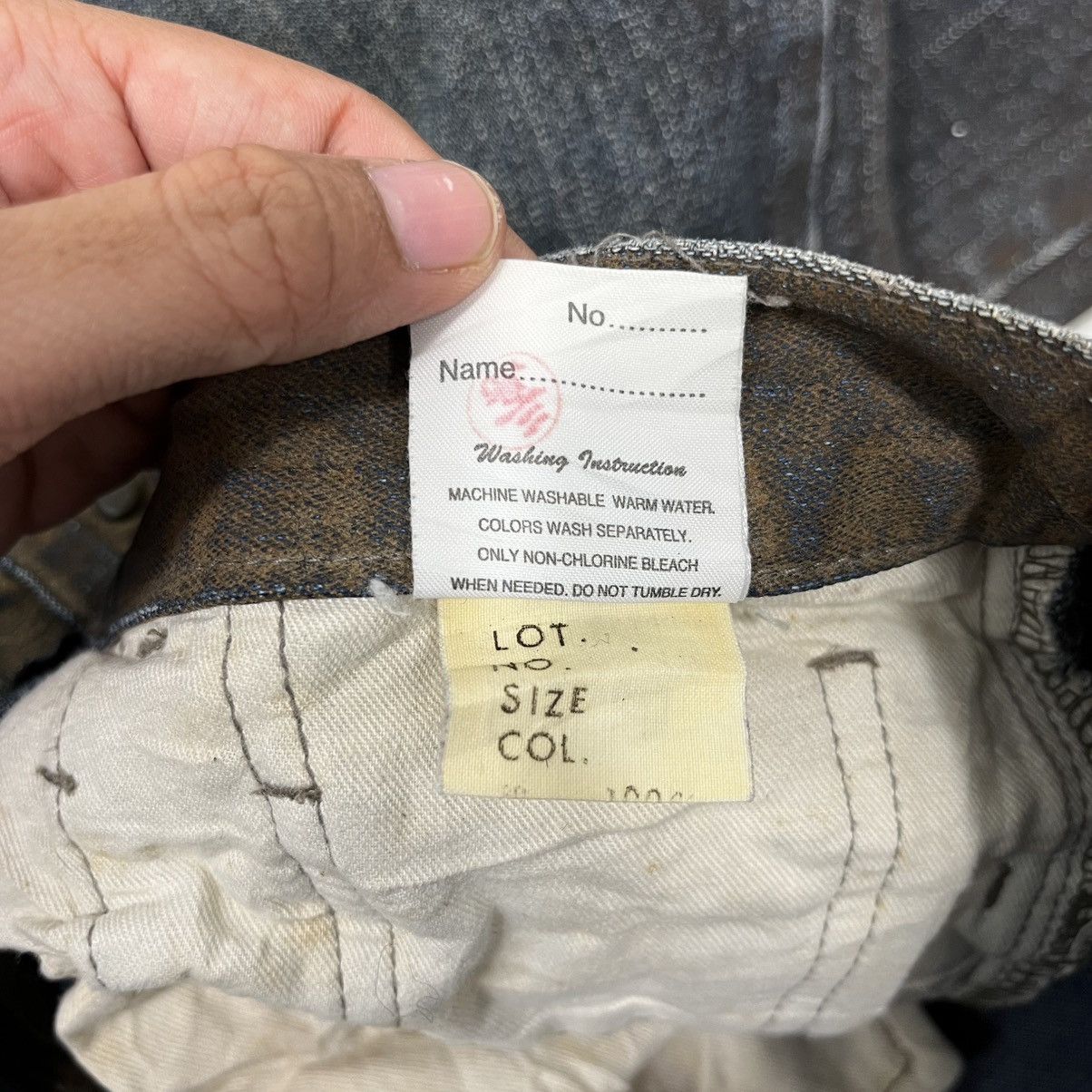 Japanese Brand Vintage Blue Way Company Denim Jeans Size US 29 - 19 Thumbnail