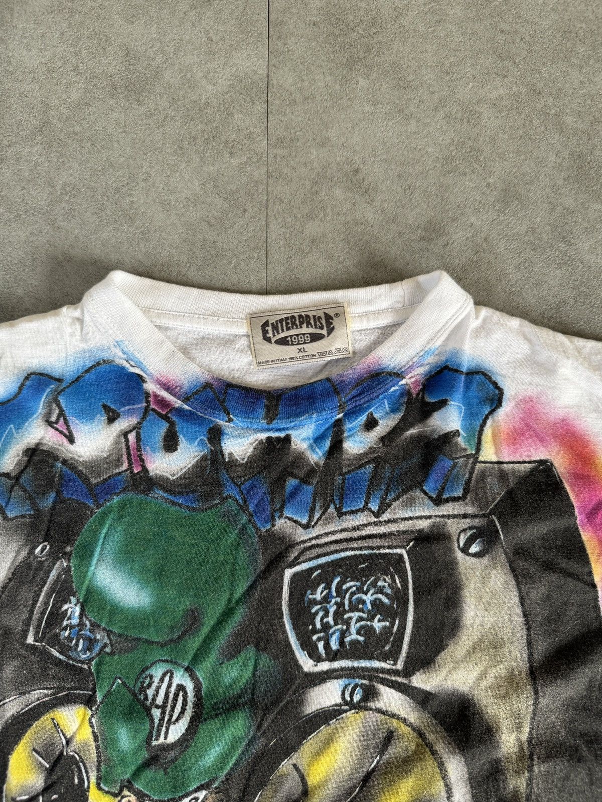 Vintage *RARE* VINTAGE 1999 90s ENTERPRISES HIP HOP BRUSHES STREET Size US XL / EU 56 / 4 - 4 Thumbnail