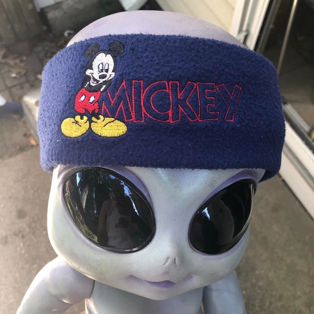 Disney Vintage 90s Mickey Mouse Headband Embroidered Disney Size ONE SIZE - 1 Thumbnail