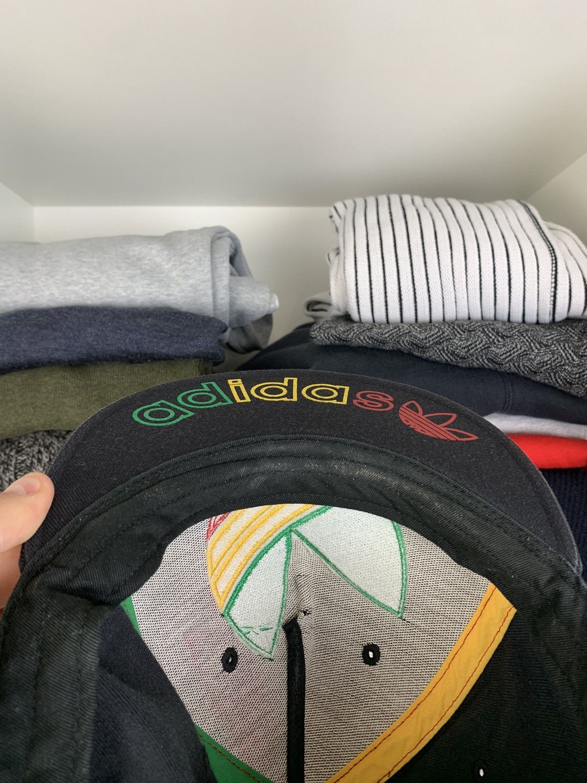 Other Vintage Big Trefoil Logo Rasta Cap Hat Size L Size ONE SIZE - 18 Thumbnail