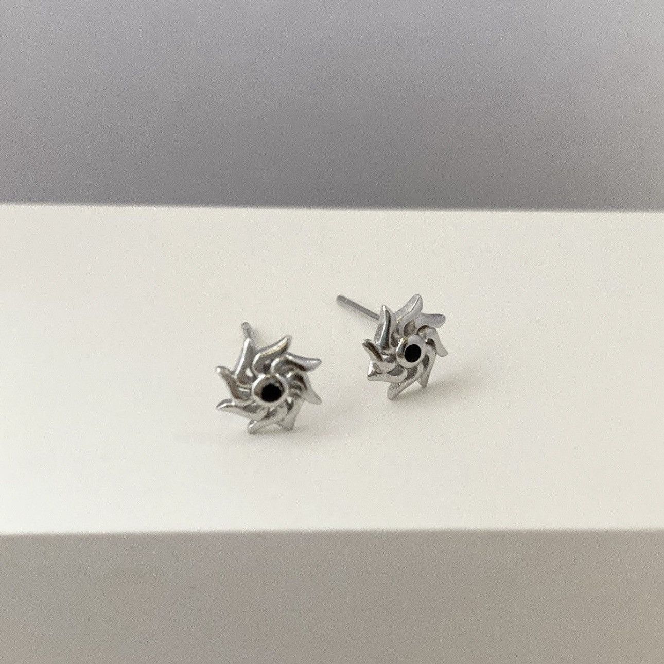 Other Sun Stud Earrings for Men Women Streetwear Unisex Earrings Size ONE SIZE - 5 Thumbnail
