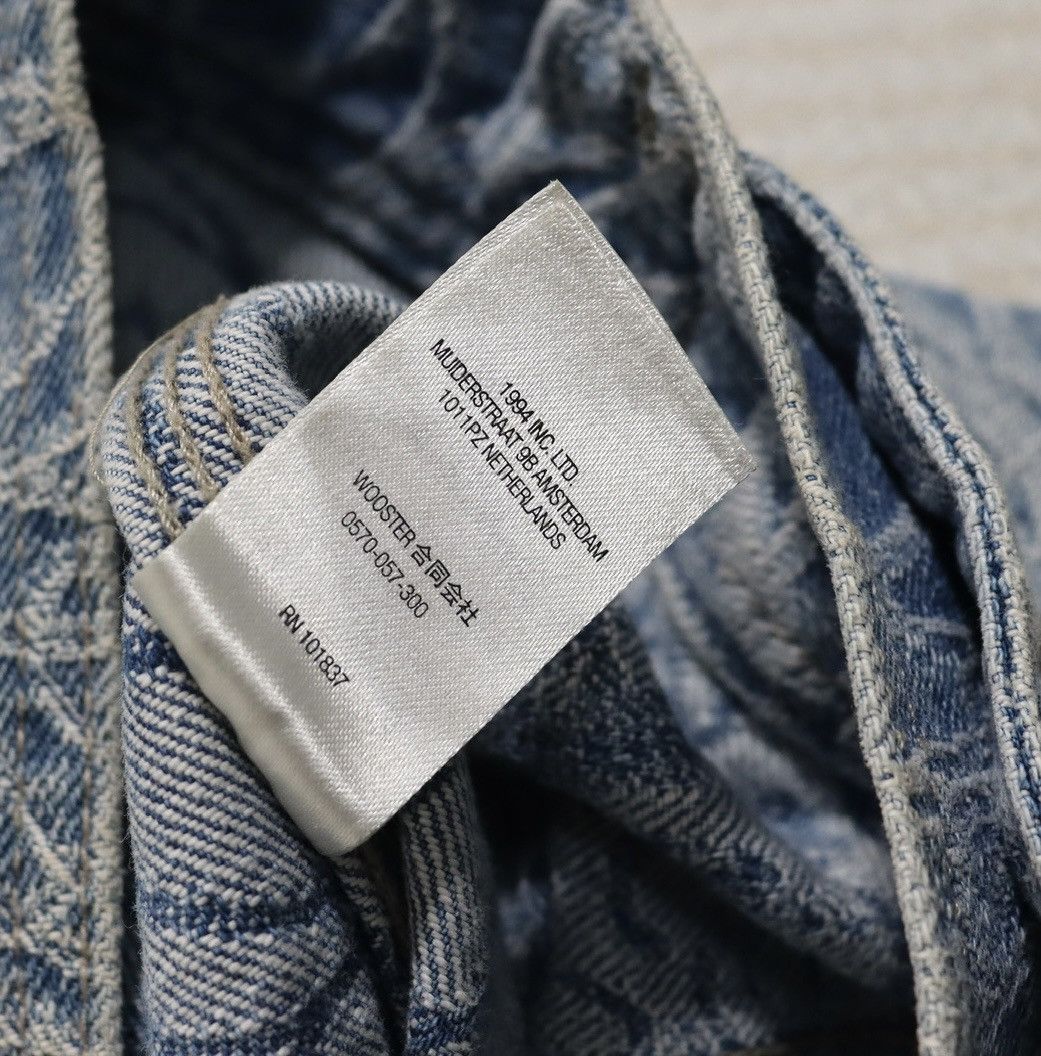 Supreme Supreme 22fw Script Jacquard Denim Jacket Size US M / EU 48-50 / 2 - 8 Thumbnail