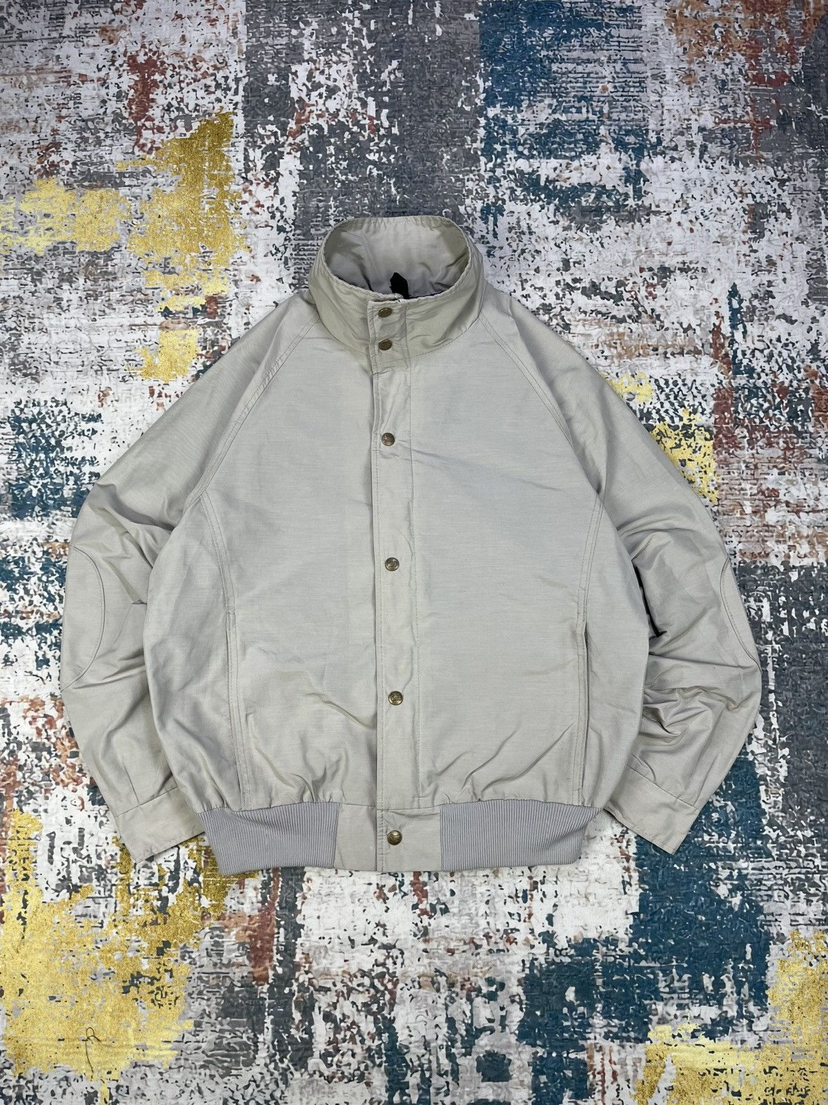 Woolrich Woolen Mills Vtg 70s Woolrich Nylon Zipper Button Up Jacket Size US M / EU 48-50 / 2 - 1 Thumbnail