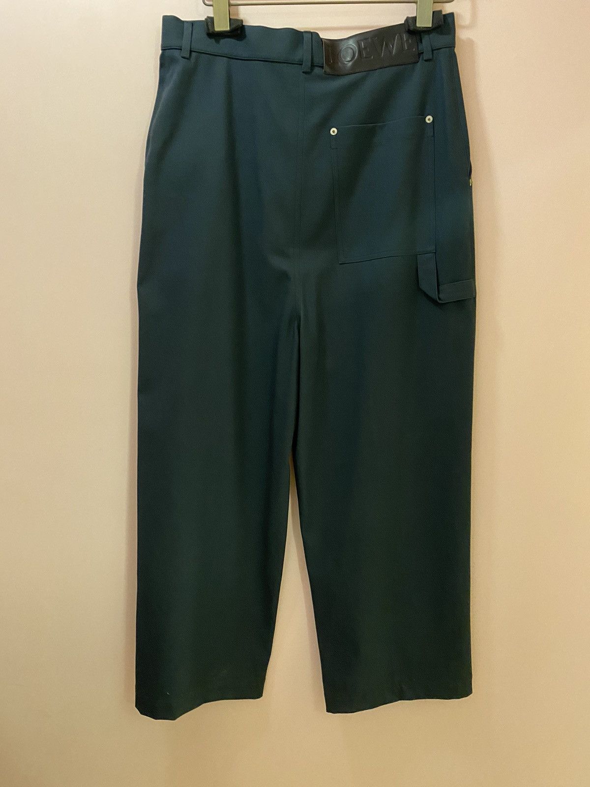 Loewe Loewe slate blue wide leg pants 48 Size US 33 - 4 Thumbnail