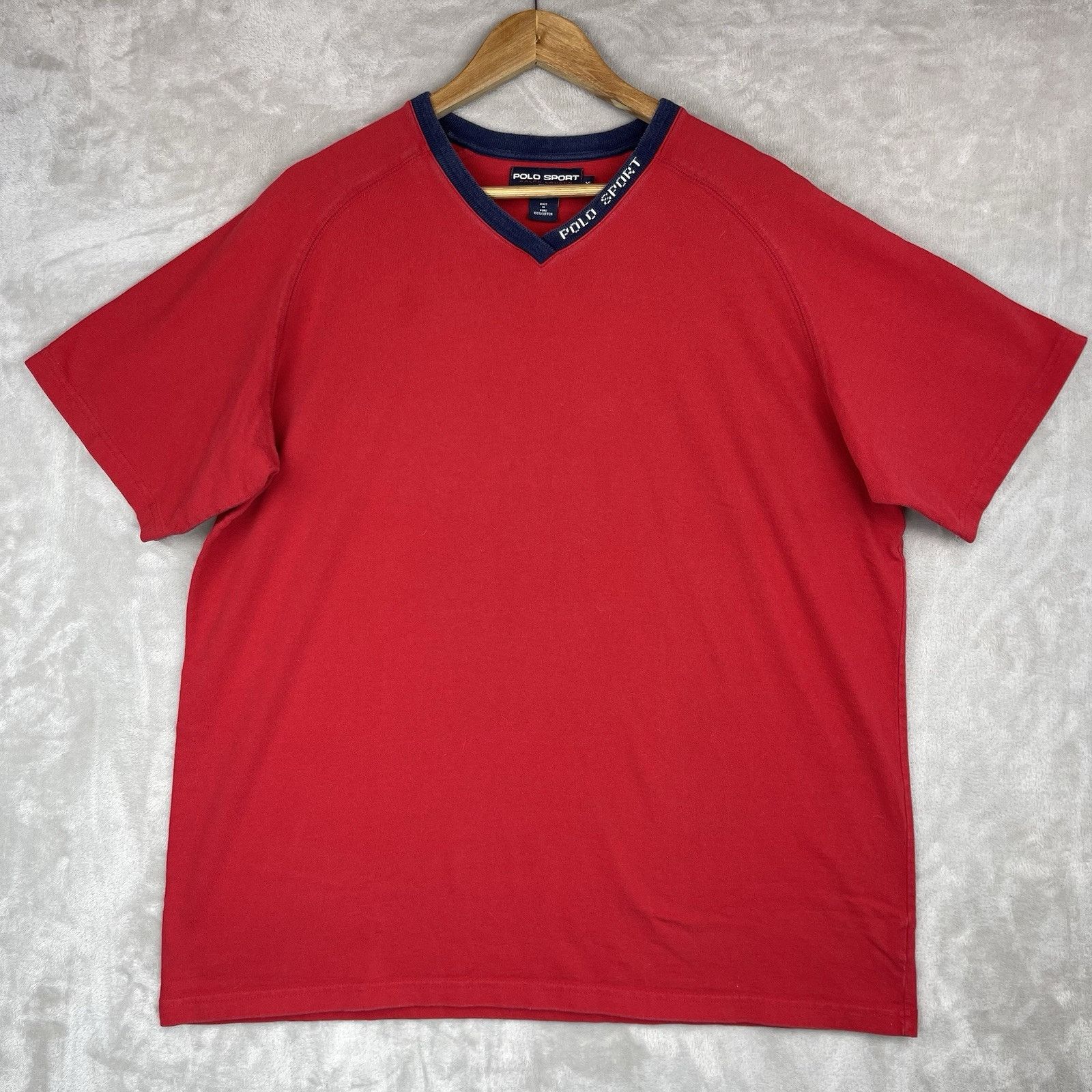 Ralph Lauren 90s Polo Sport Ralph Lauren Mens XL T Shirt Logo Collar Peru Size US XL / EU 56 / 4 - 3 Thumbnail
