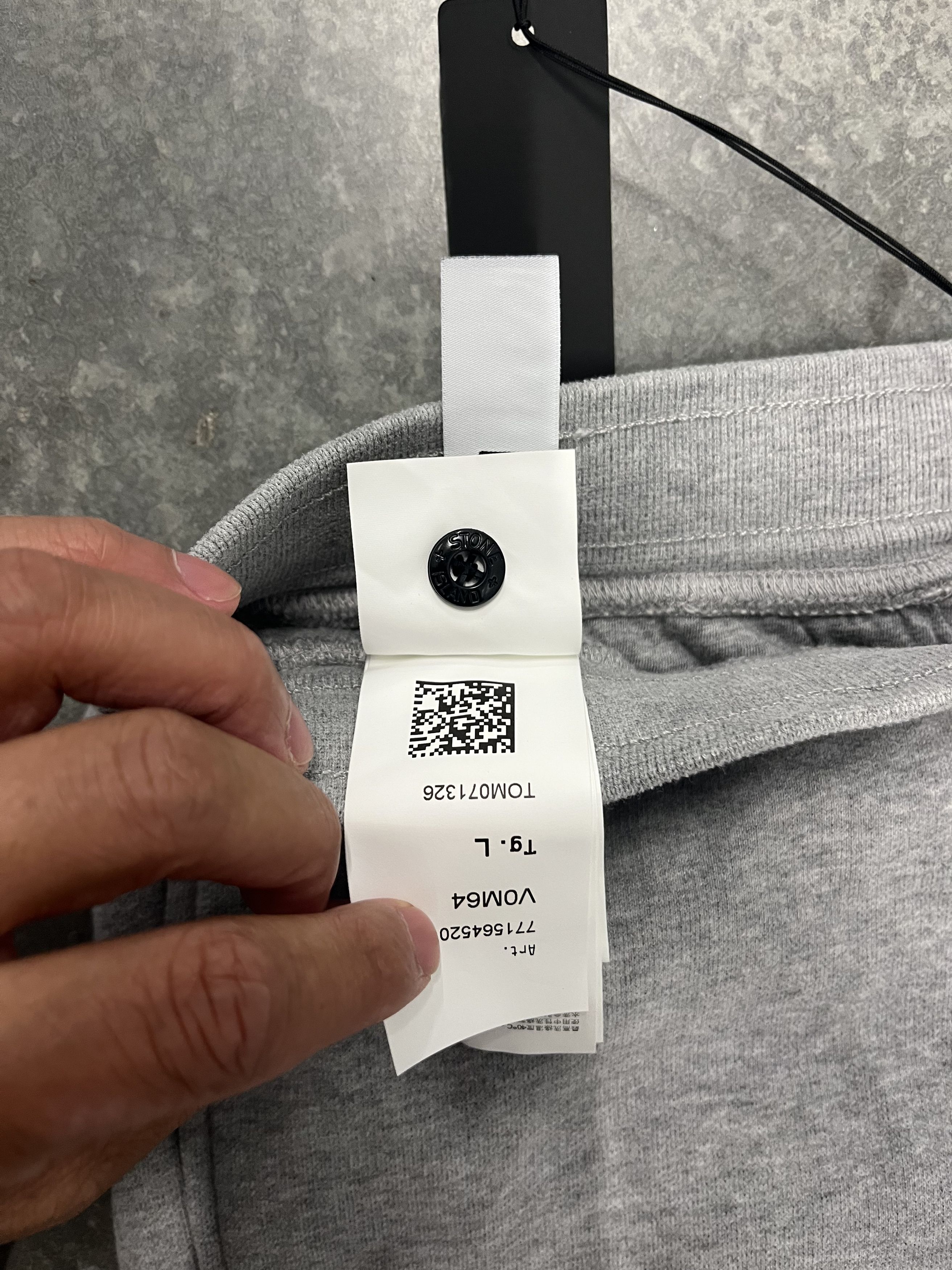 Stone Island Stone Island Logo appliqued Organic cotton jersey Sweatpants Size US 35 - 7 Thumbnail