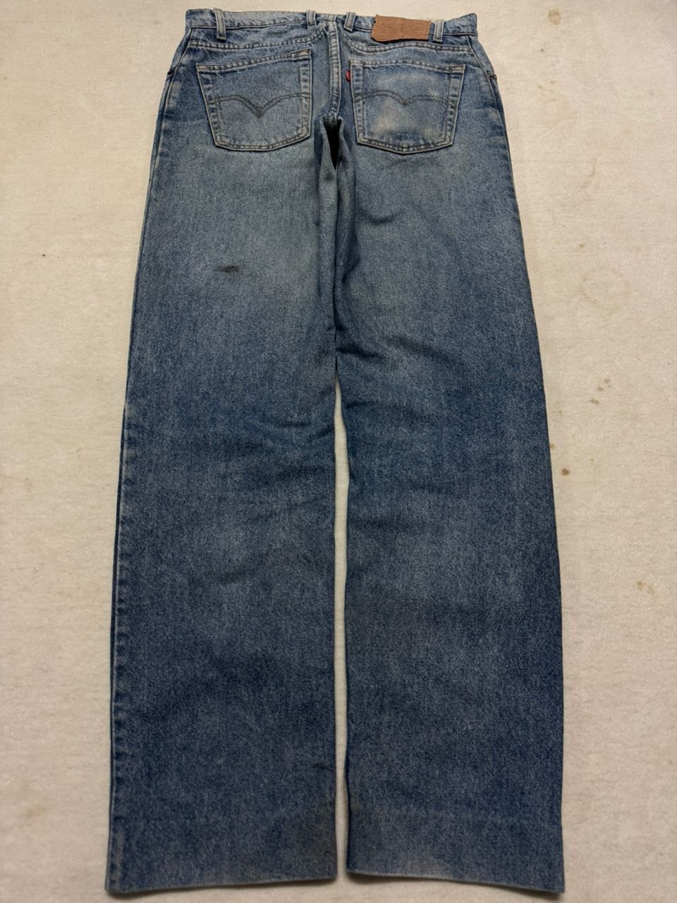 Levi's VINTAGE 1991s LEVI’S 555 STONE WASHED BLUE JEAN VERY RARE Size US 31 - 2 Thumbnail