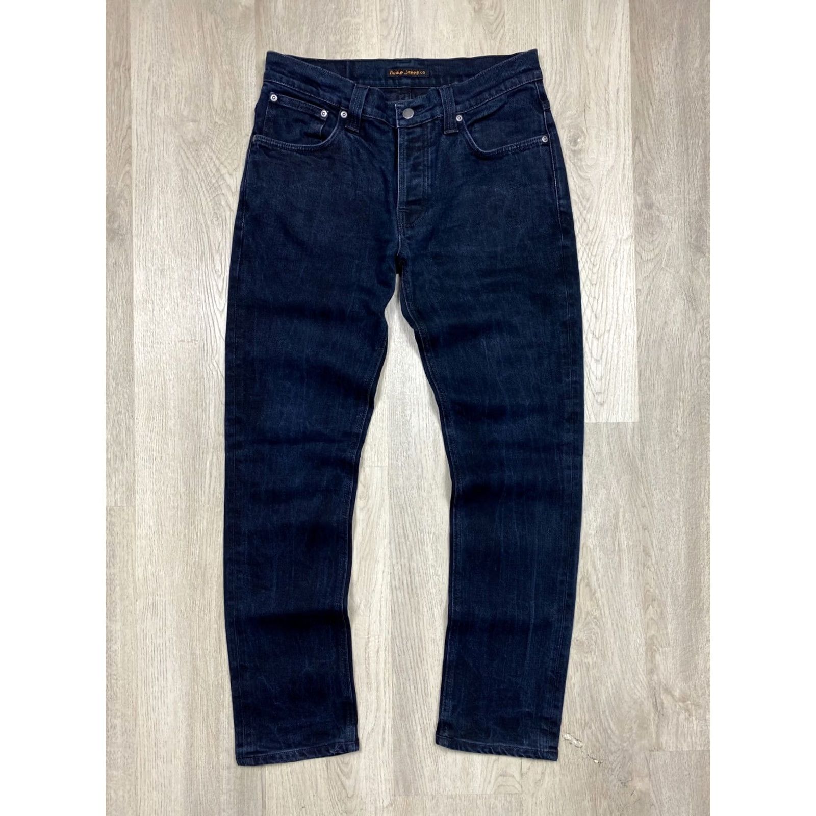 Nudie Jeans Nudie Jeans Grim Tim Denim Jeans Slim Mens Size 34 Blue Cotton 34 Inseam 32 Vintage No Pattern Solid Straight Shirt/Jeans Mens 34 Size US 34 / EU 50 - 4 Thumbnail