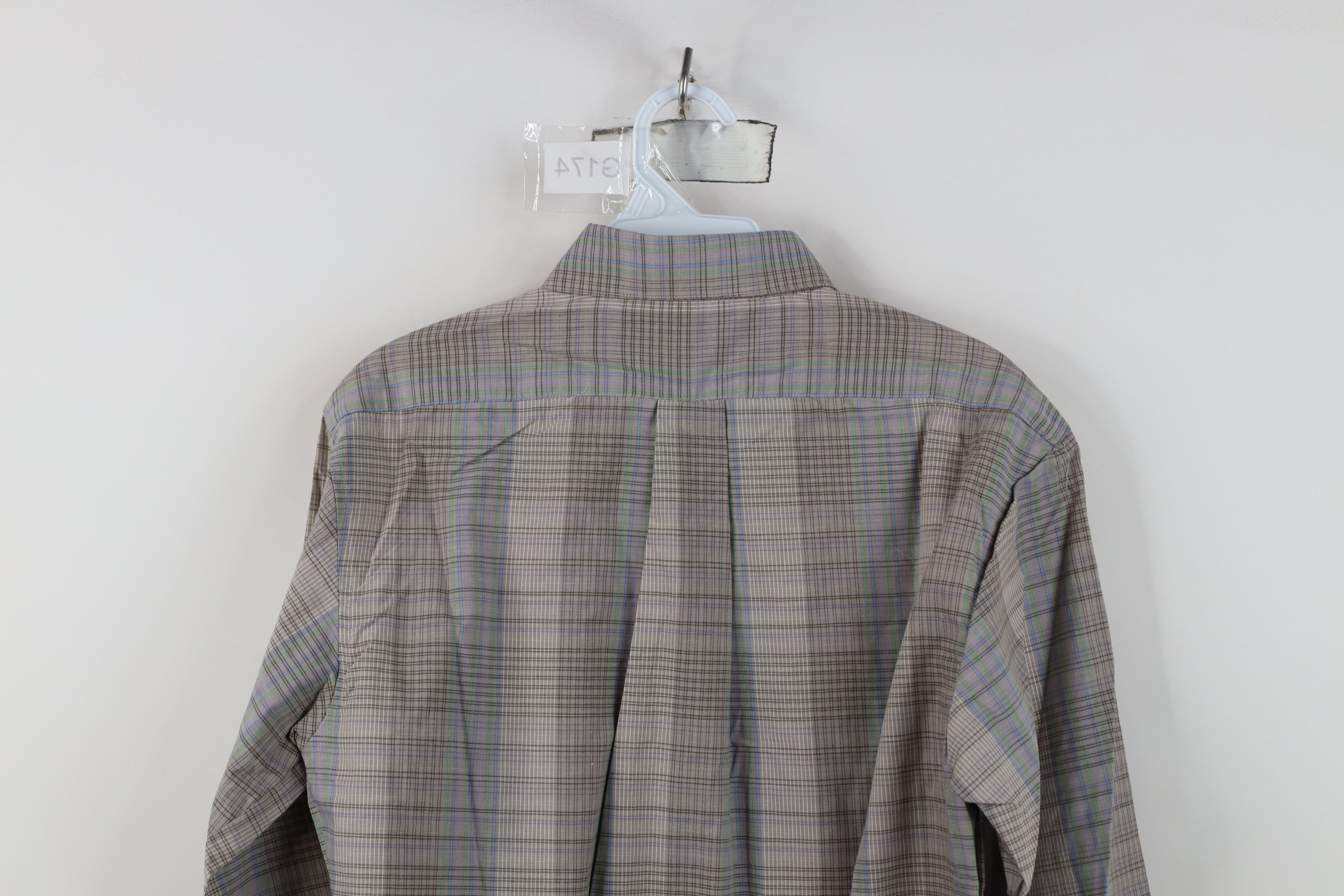 Vintage Deadstock Vintage 90s Streetwear Button Down Shirt Plaid Size US M / EU 48-50 / 2 - 11 Thumbnail