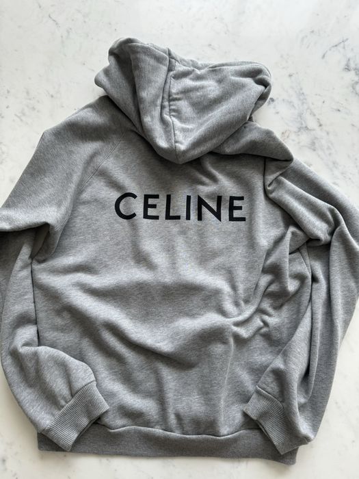 Celine hoodie online grey