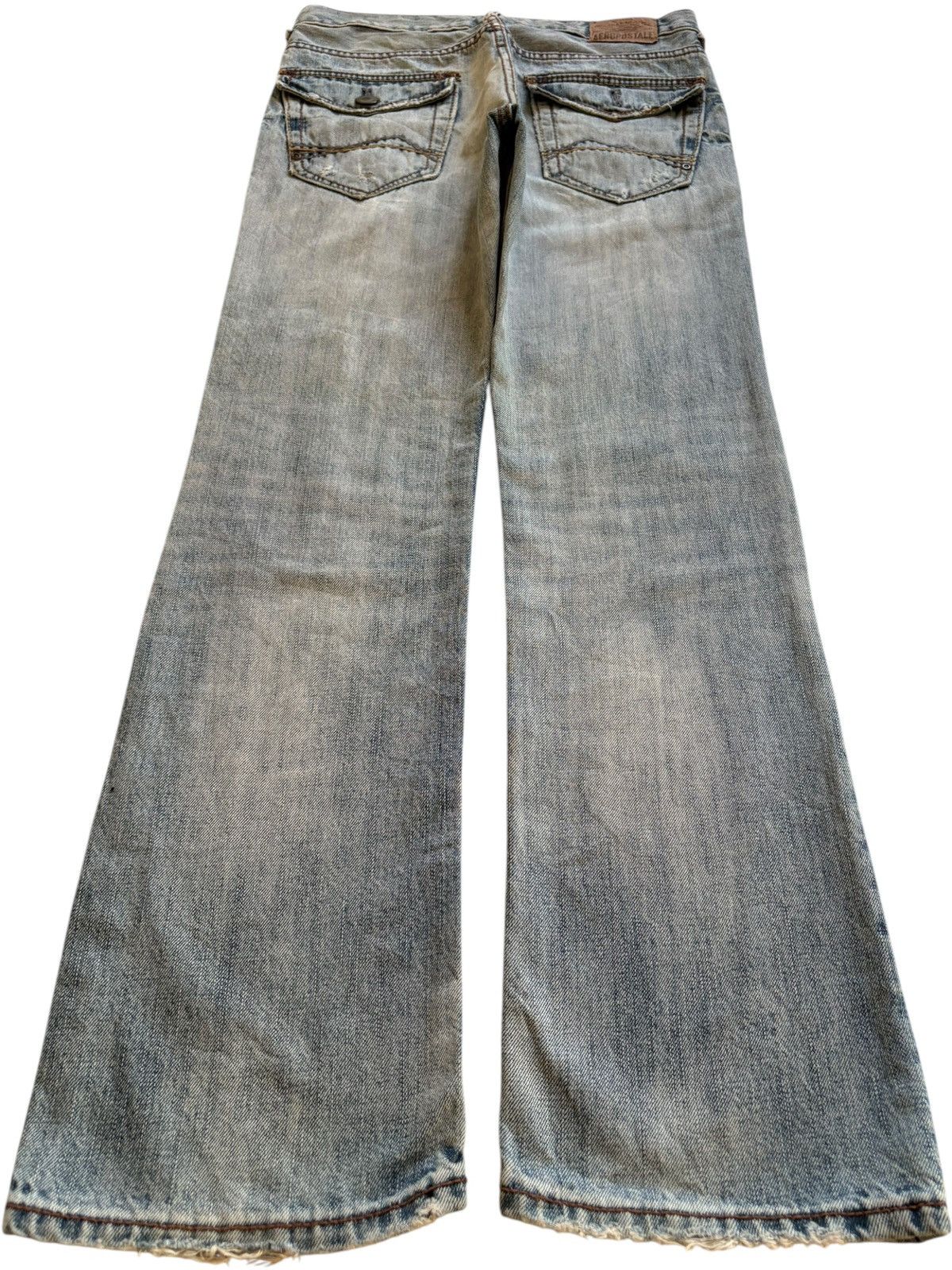 Japanese Brand Vintage Japanese Brand Patches Faded Wash Bootcut Jeans Size US 29 - 2 Thumbnail