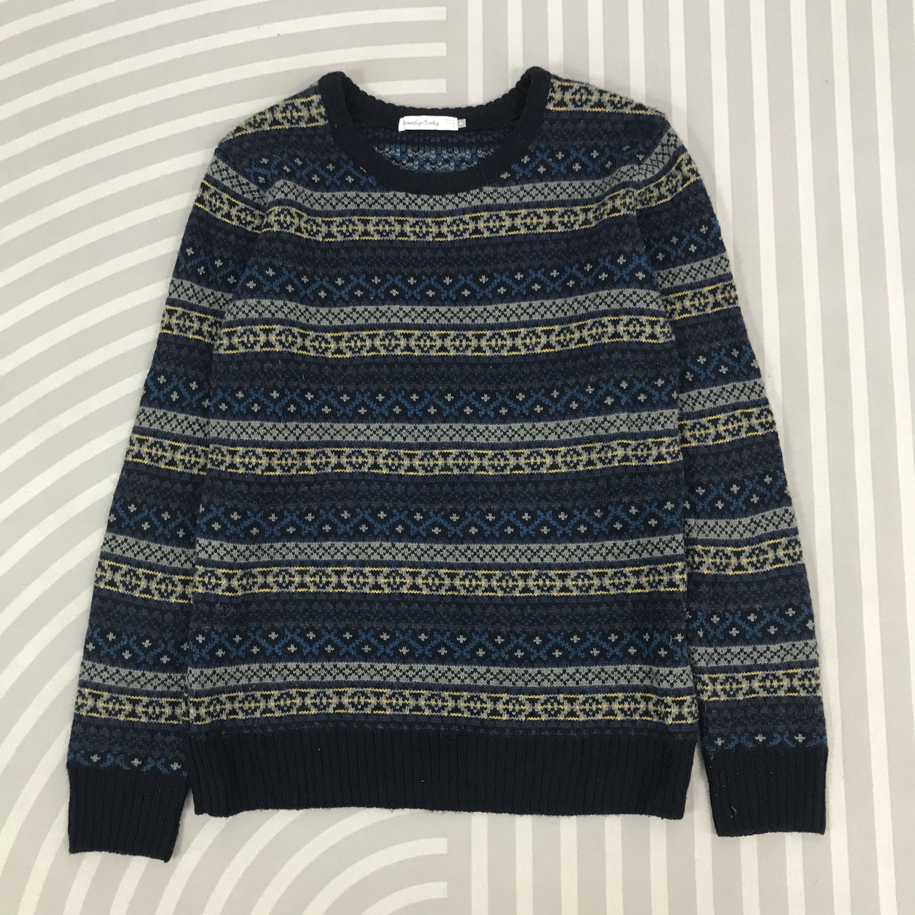Japanese Brand Vintage Navajo Japan Knitwear Jacket Size US S / EU 44-46 / 1 - 1 Thumbnail
