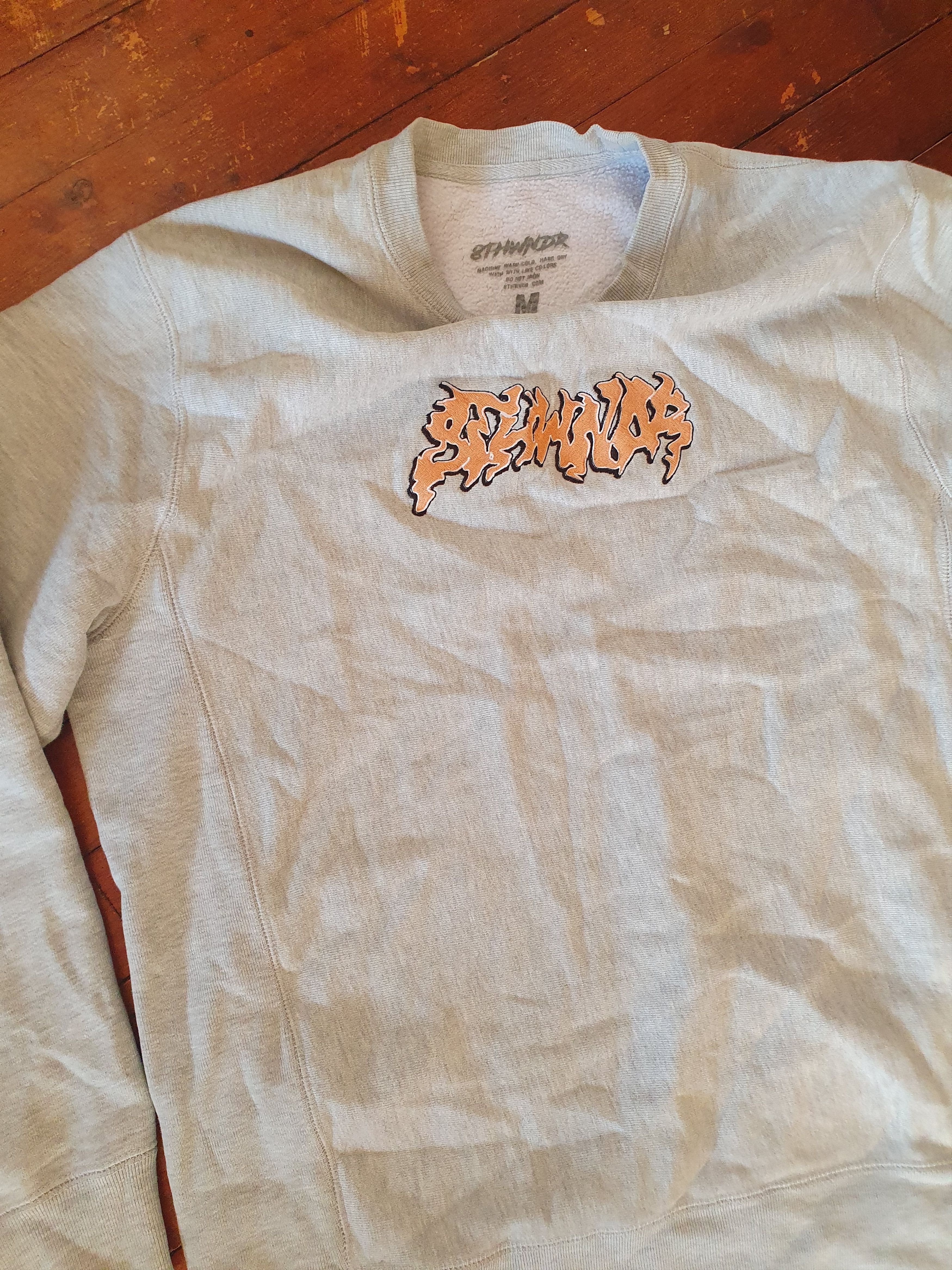 8THWNDR 8thwndr Sweatshirt Embroidery Spell Out sz M Size US M / EU 48-50 / 2 - 8 Thumbnail