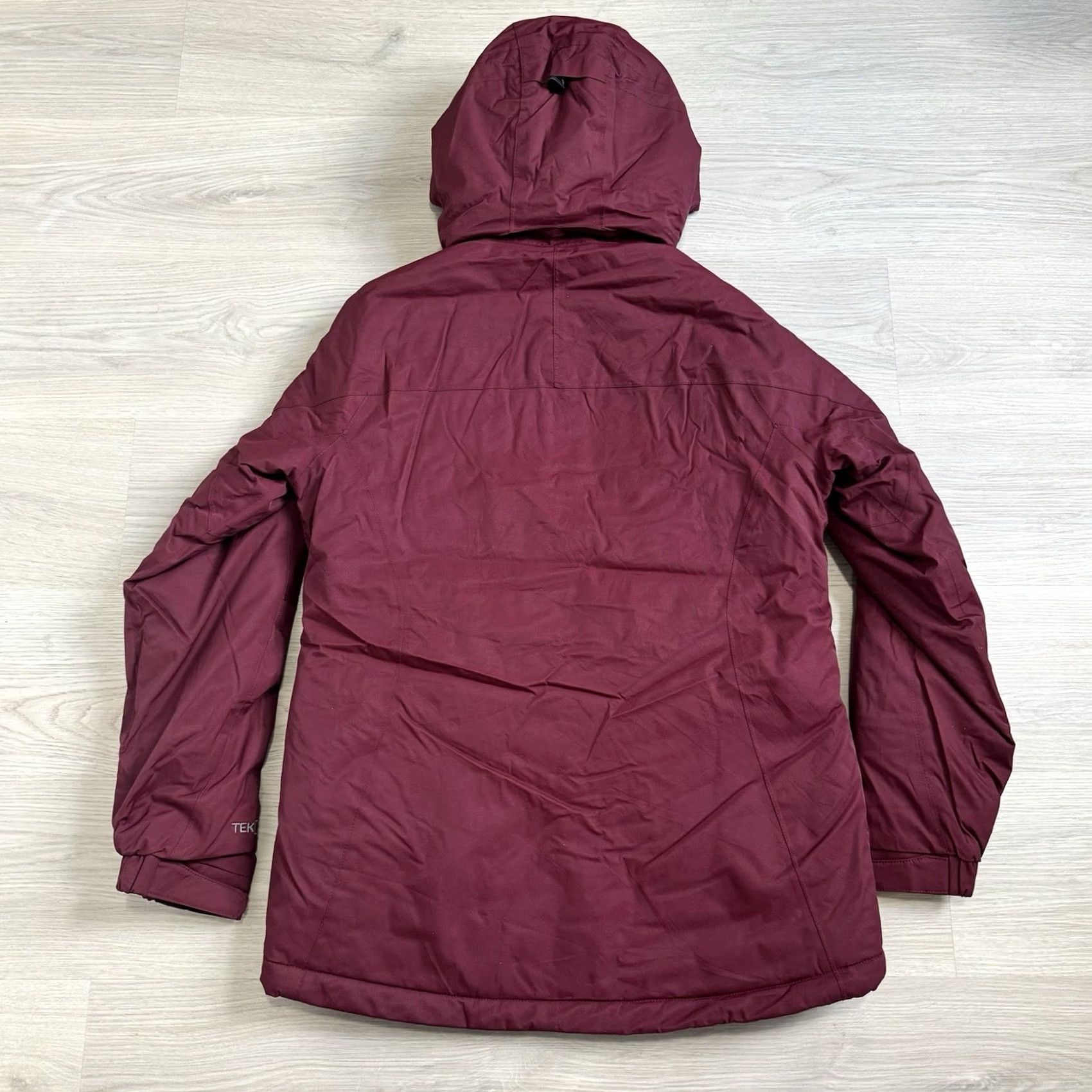 Vintage L.L. Bean Rugged Ridge Parka Jacket Full Zip TEK Maroon Red Primaloft Women’s S Size S / US 4 / IT 40 - 4 Thumbnail