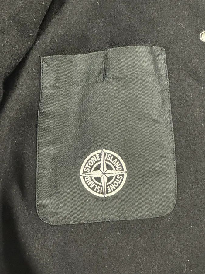 Stone Island Stone Island Black Wool Sailor Bomber Jacket Size US L / EU 52-54 / 3 - 14 Thumbnail