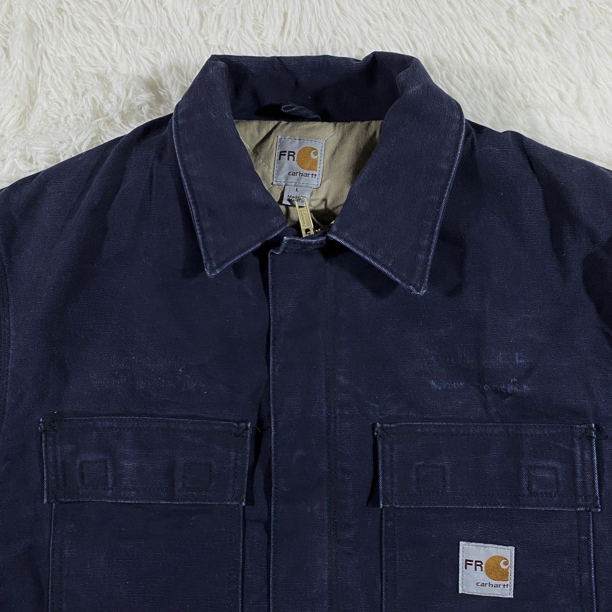 Carhartt × Vintage Vintage Carhartt Artic Jacket Flame Resistant Size US L / EU 52-54 / 3 - 6 Thumbnail