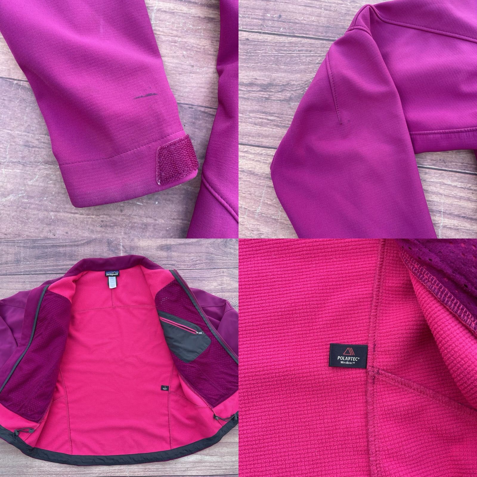 Patagonia Patagonia Jacket Womens M PolarTec WindBloc Pink Full Zip Soft Shell Gorpcore Size M / US 6-8 / IT 42-44 - 8 Thumbnail