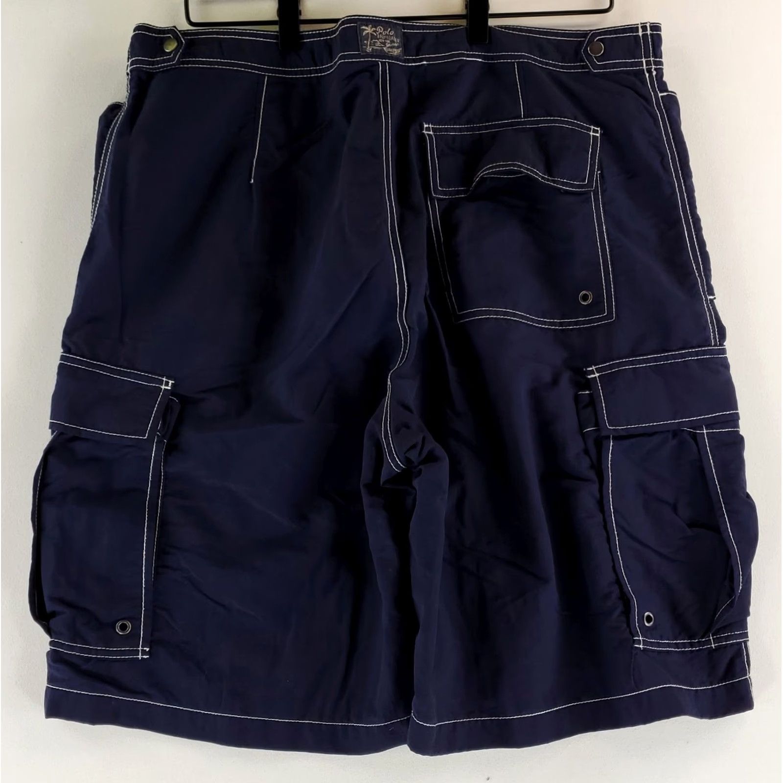 Polo Ralph Lauren Polo Ralph Lauren VTG Board Shorts Blue Mens 36 Board Shorts 36x10 Actual Mens Blue VTG Polo Ralph Lauren Size US M / EU 48-50 / 2 - 5 Thumbnail