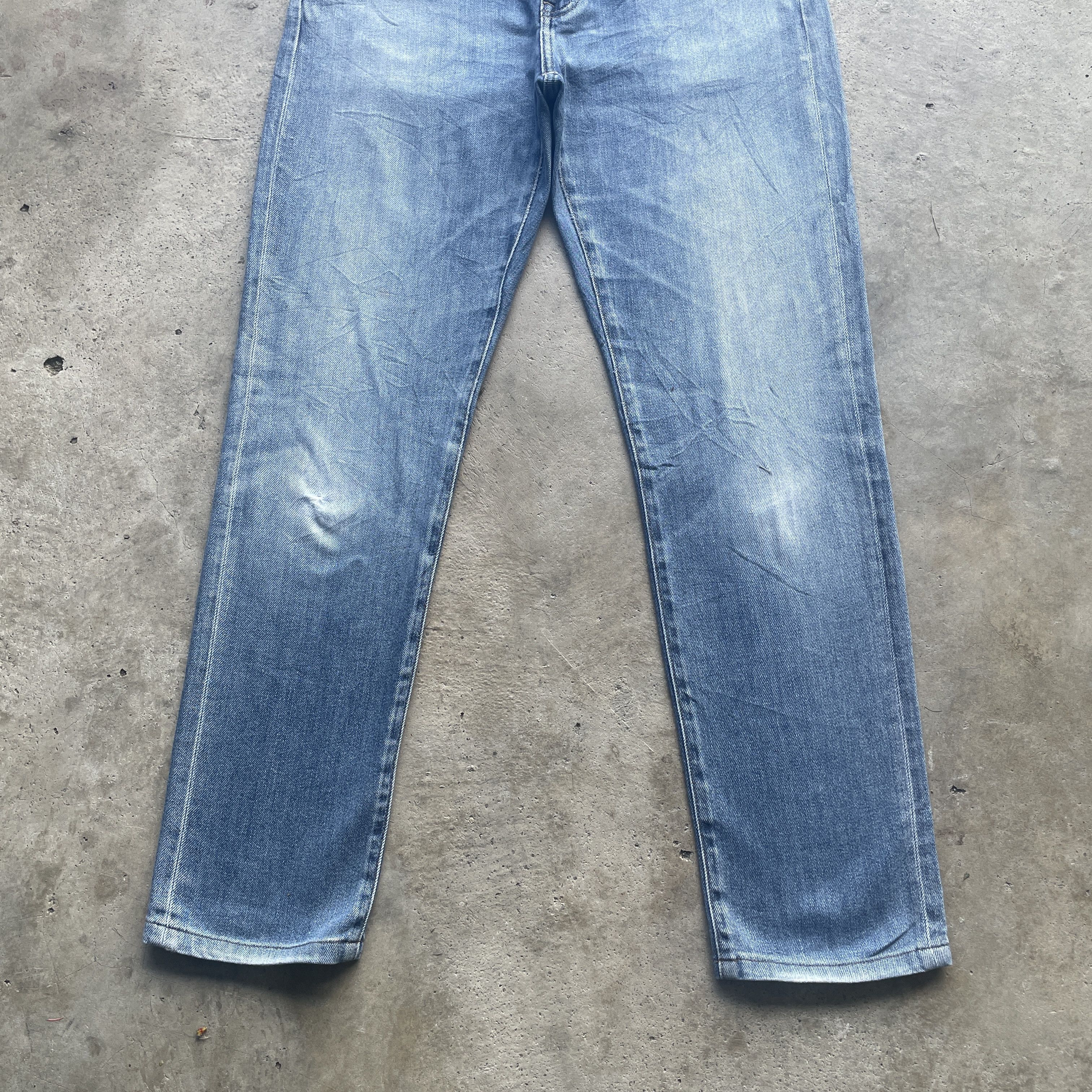 Japanese Brand VINTAGE JAPANESE BRAND DENIM FADED PANTS JEANS W33x30.5 Size US 33 - 4 Thumbnail