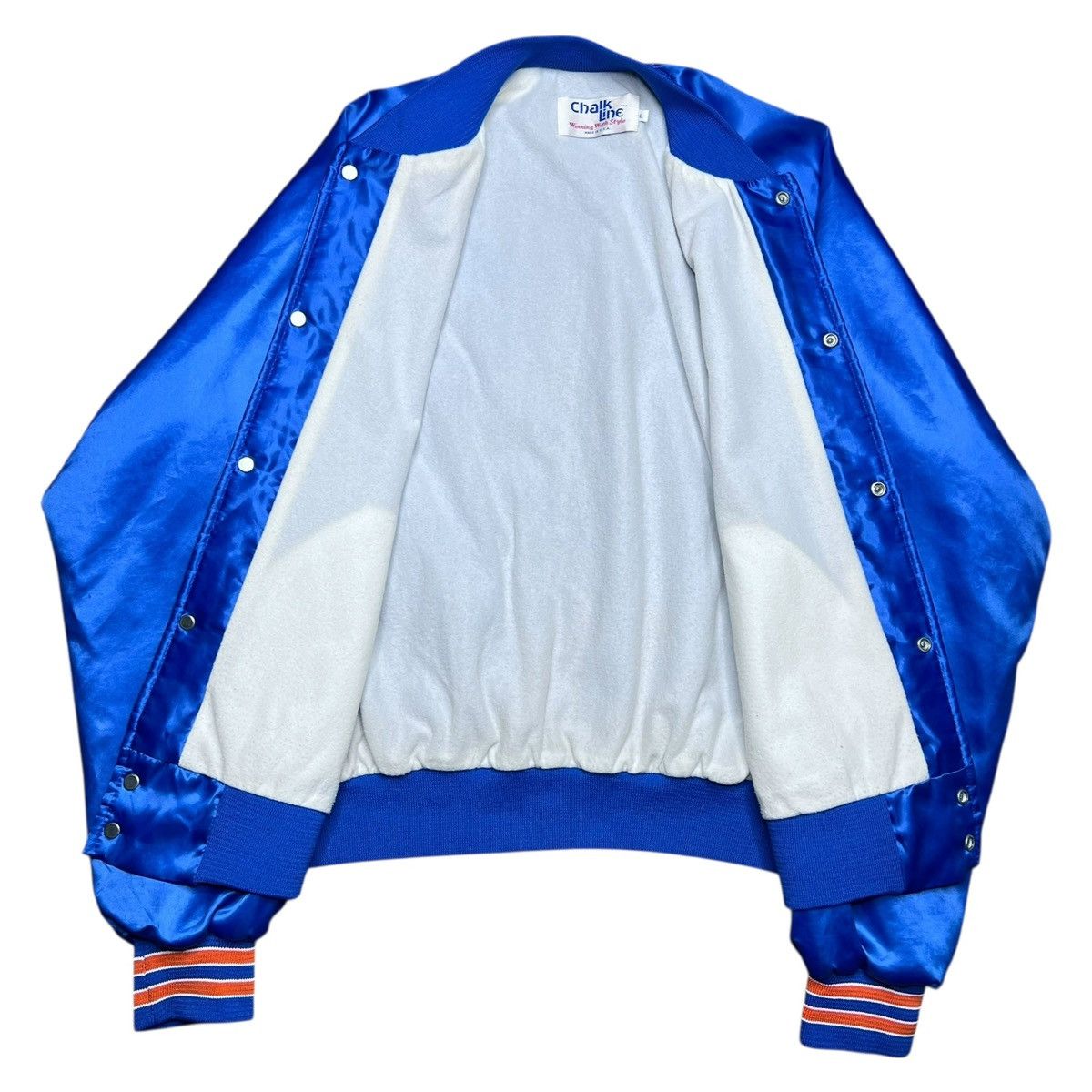 Chalk Line Denver Broncos AFC Champions Chalk Line Satin Bomber Jacket Size US L / EU 52-54 / 3 - 2 Thumbnail