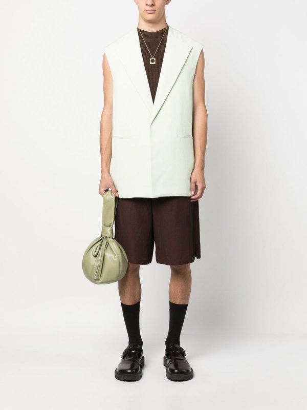 Jil Sander o1y0626 Vest in Light Green Size US M / EU 48-50 / 2 - 5 Thumbnail