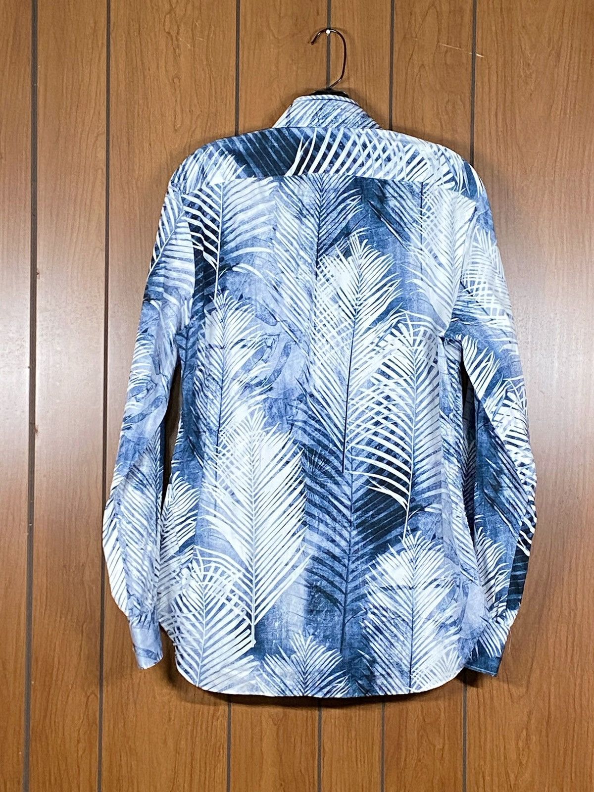 Kiton Kiton Palm Tree Print Button-Up Shirt size 39/15.5 Size US M / EU 48-50 / 2 - 9 Thumbnail