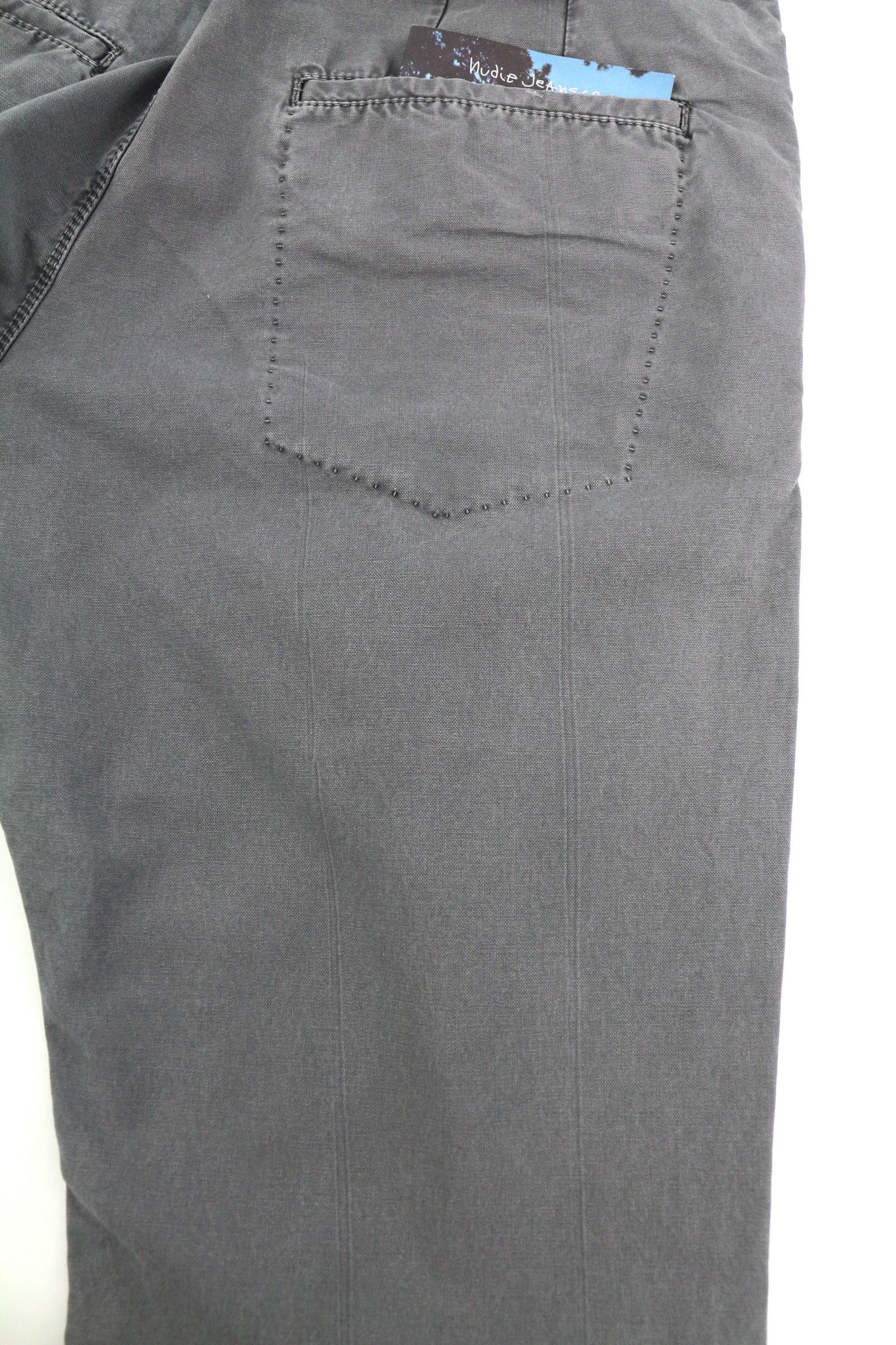 Nudie Jeans KHAKI REGULAR W30/L34 Canvas Sail Cloth Grey Trousers 82660 Size US 30 / EU 46 - 8 Thumbnail