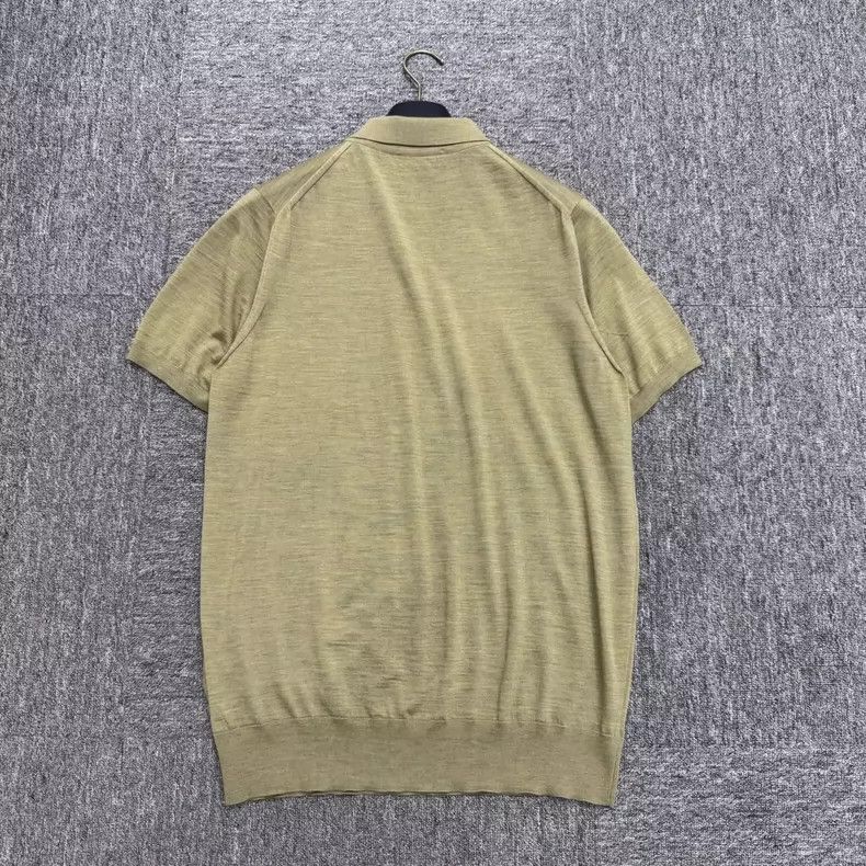 Loro Piana LORO PIANA Wool polo shirt Size XXL / US 16-18 / IT 52-54 - 2 Thumbnail