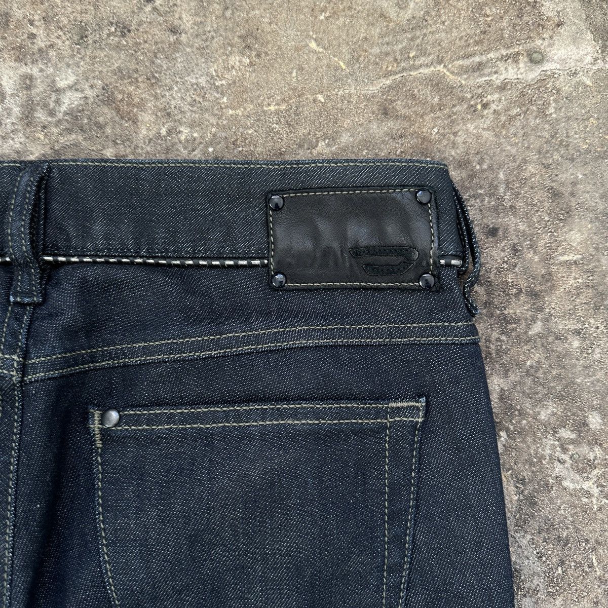 Diesel × Vintage Diesel Ronhary Navy Denim Size 28" / US 6 / IT 42 - 9 Thumbnail
