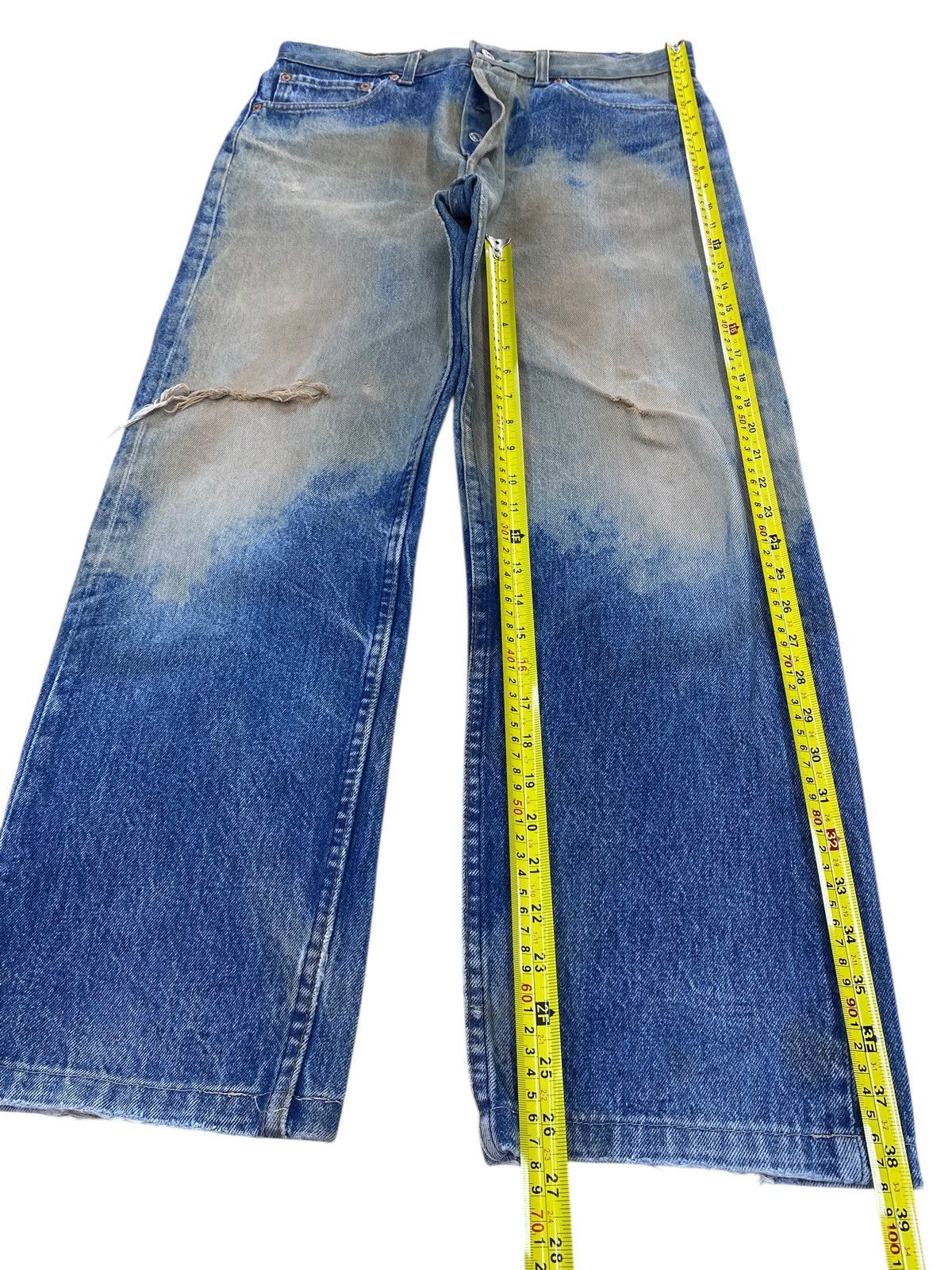 Levi's Vintage Levi’s Rusty Faded Wash Style Ripped Jeans Size US 32 / EU 48 - 7 Thumbnail
