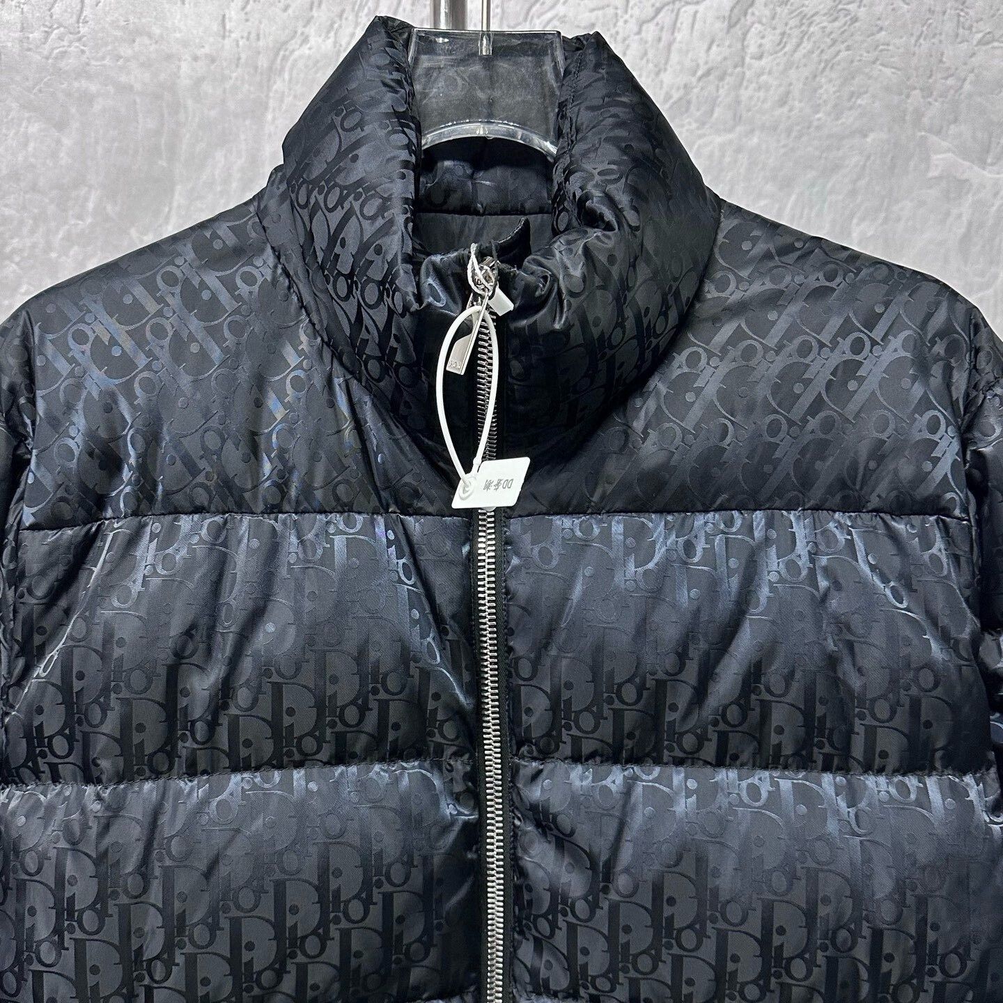 Dior Dior Stand Collar All-Over Logo Down Jacket Size US M / EU 48-50 / 2 - 2 Thumbnail