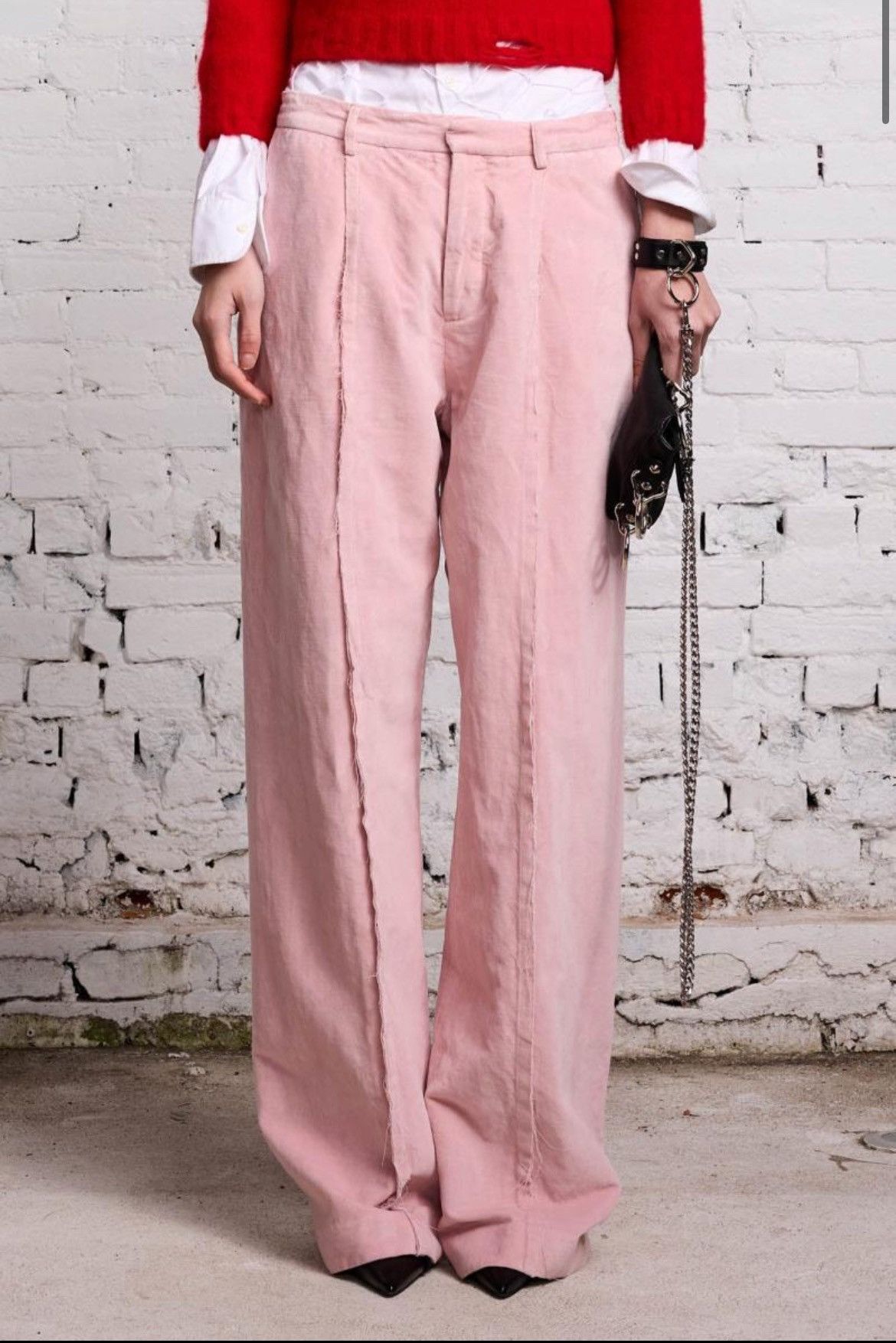 R13 R13 inverted pink trouser. Size 25 Size 25" / US 0 / IT 36 - 3 Thumbnail