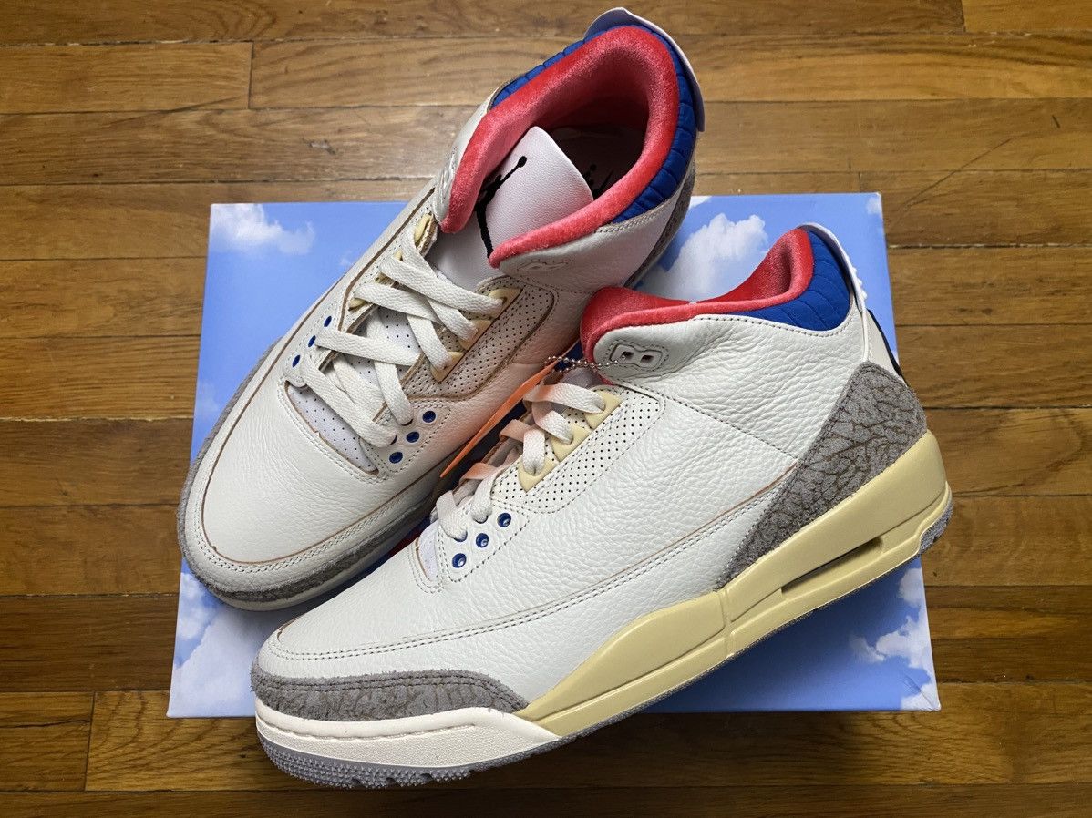 Jordan Brand Size 10.5 - Jordan 3 Retro Seoul 2.0 Cream Red Blue Men’s Size US 10.5 / EU 43-44 - 2 Thumbnail