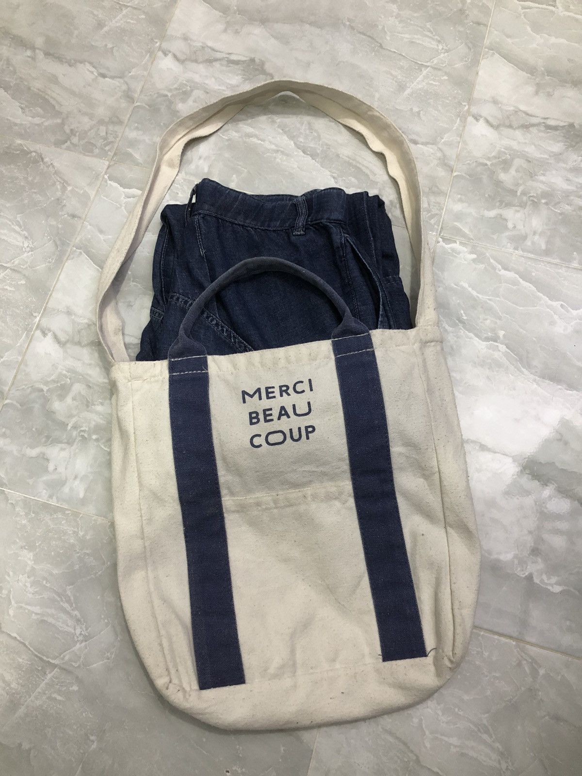 mercibeaucoup Mercibeaucoup Balloon Denim Pants + Free Tote Bag Size US 28 / EU 44 - 25 Thumbnail