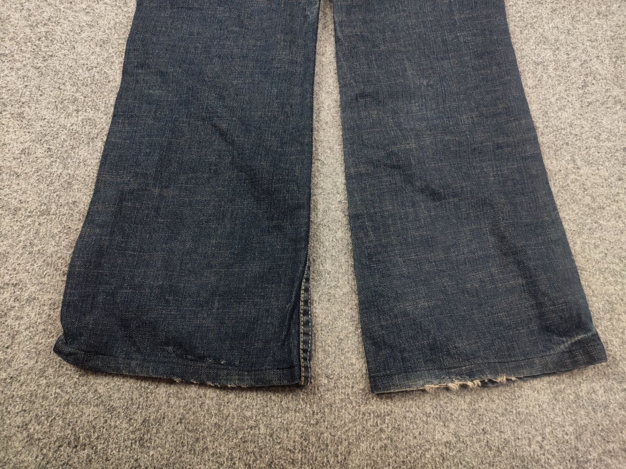 If Six Was Nine Red Pepper Japan Low Vintage Y2K embroidered Denim Jeans Size 27" / US 4 / IT 40 - 4 Thumbnail