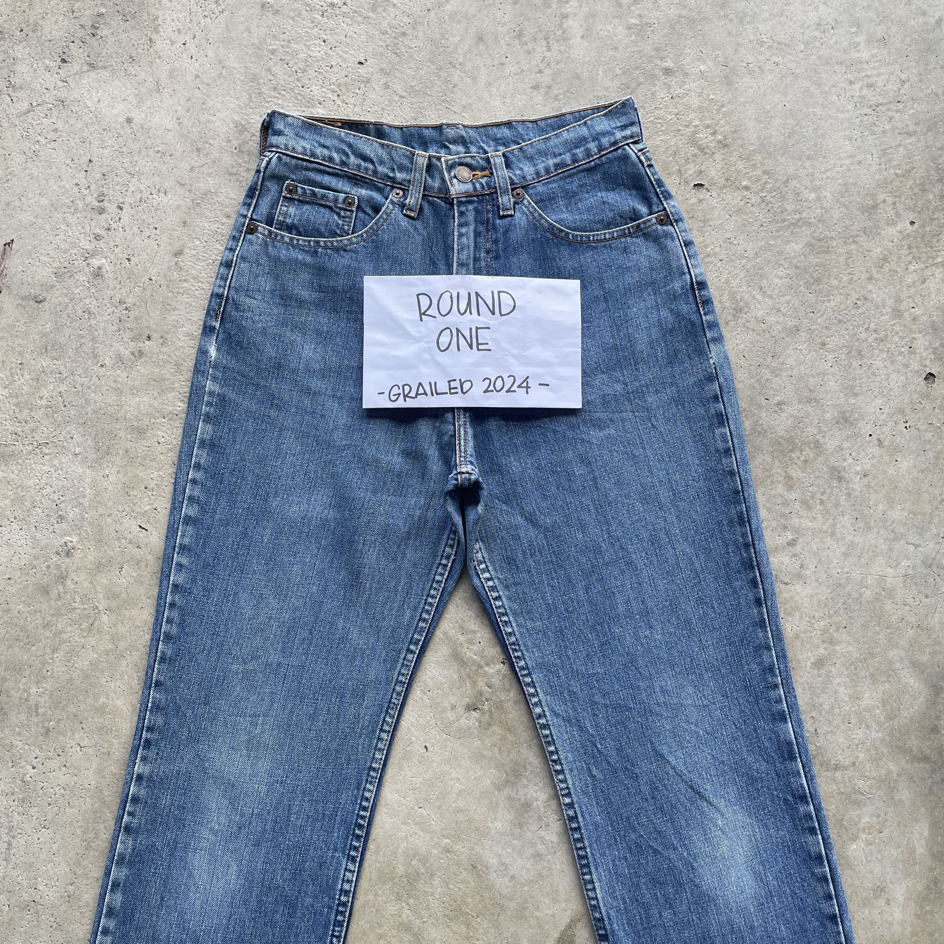Jean × Levi's VINTAGE LEVI’S 519 J09 DENIM FADED JEANS PANTS W27x29 Size US 27 - 3 Thumbnail