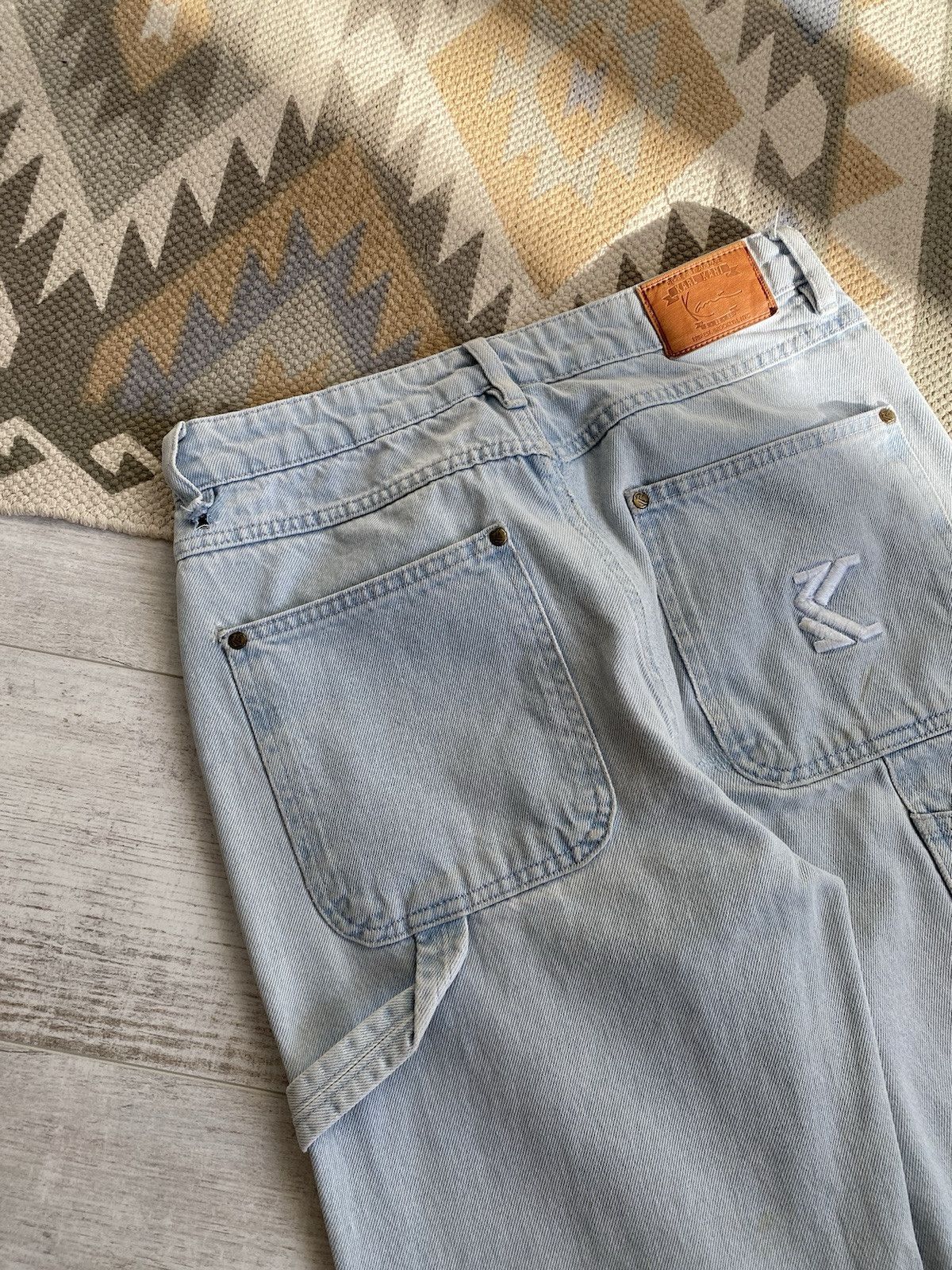 Karl Kani Karl Kani Washed Streetwear Denim Work Pants Size US 30 / EU 46 - 11 Thumbnail