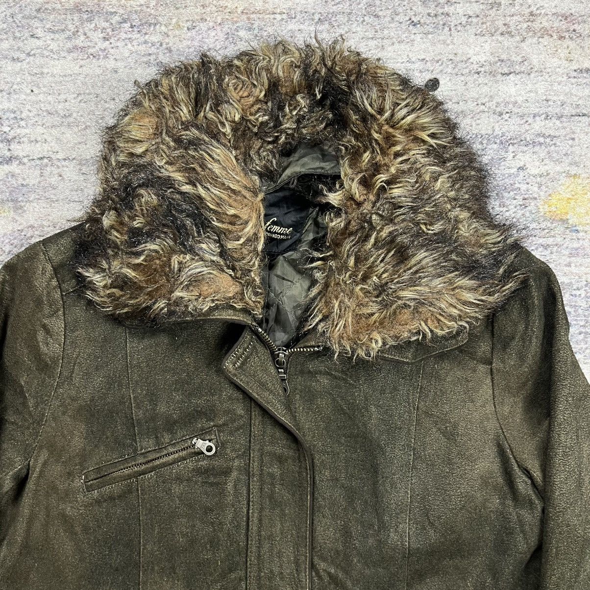 Tornado Mart Tornado mart micro suede fur collar coat jacket Size M / US 6-8 / IT 42-44 - 6 Thumbnail