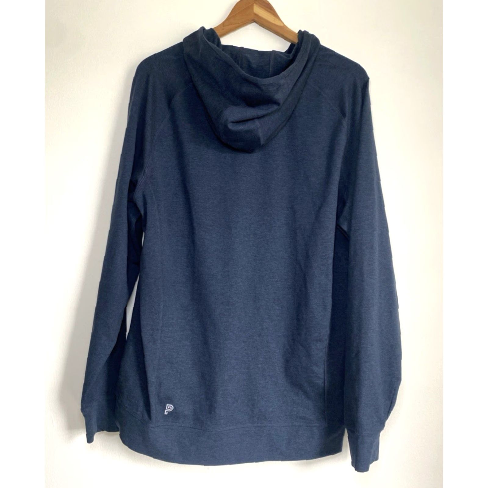 Vintage VINTAGE Public Rec Politan Hoodie Men's Midnight Blue L Hoodie Mens Regular Jersey Solid Pullover Hooded City Sports Size US L / EU 52-54 / 3 - 3 Thumbnail