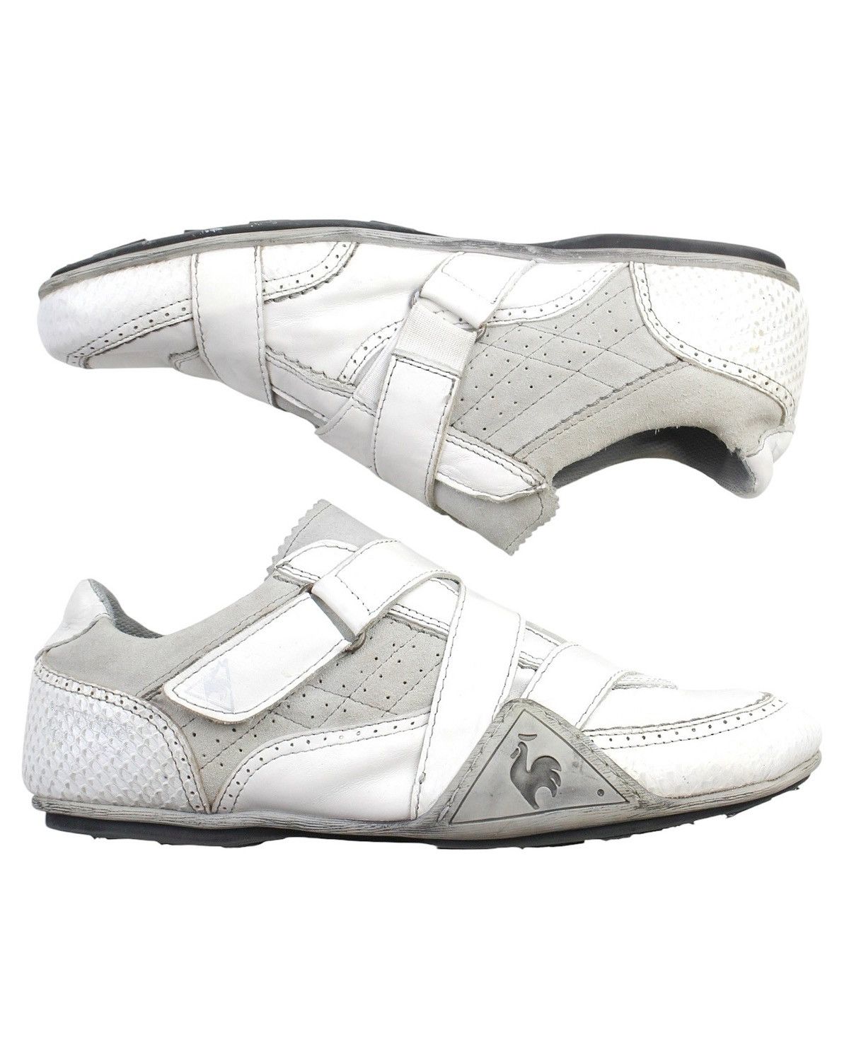 Le Coq Sportif 2000S LE COQ SPORTIF CROSS STRAP WHITE GREY TRAINER Size US 9.5 / EU 42-43 - 4 Thumbnail
