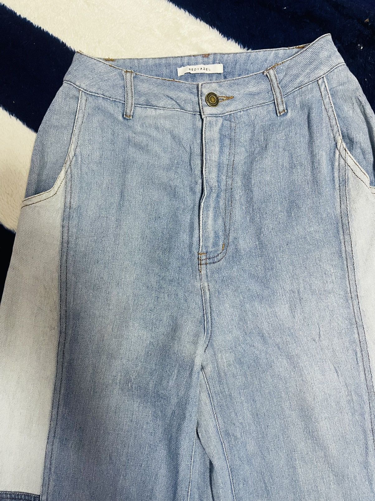 Hysteric Glamour Red Yazel Baggy Jeans (15) Size 25" / US 0 / IT 36 - 12 Thumbnail