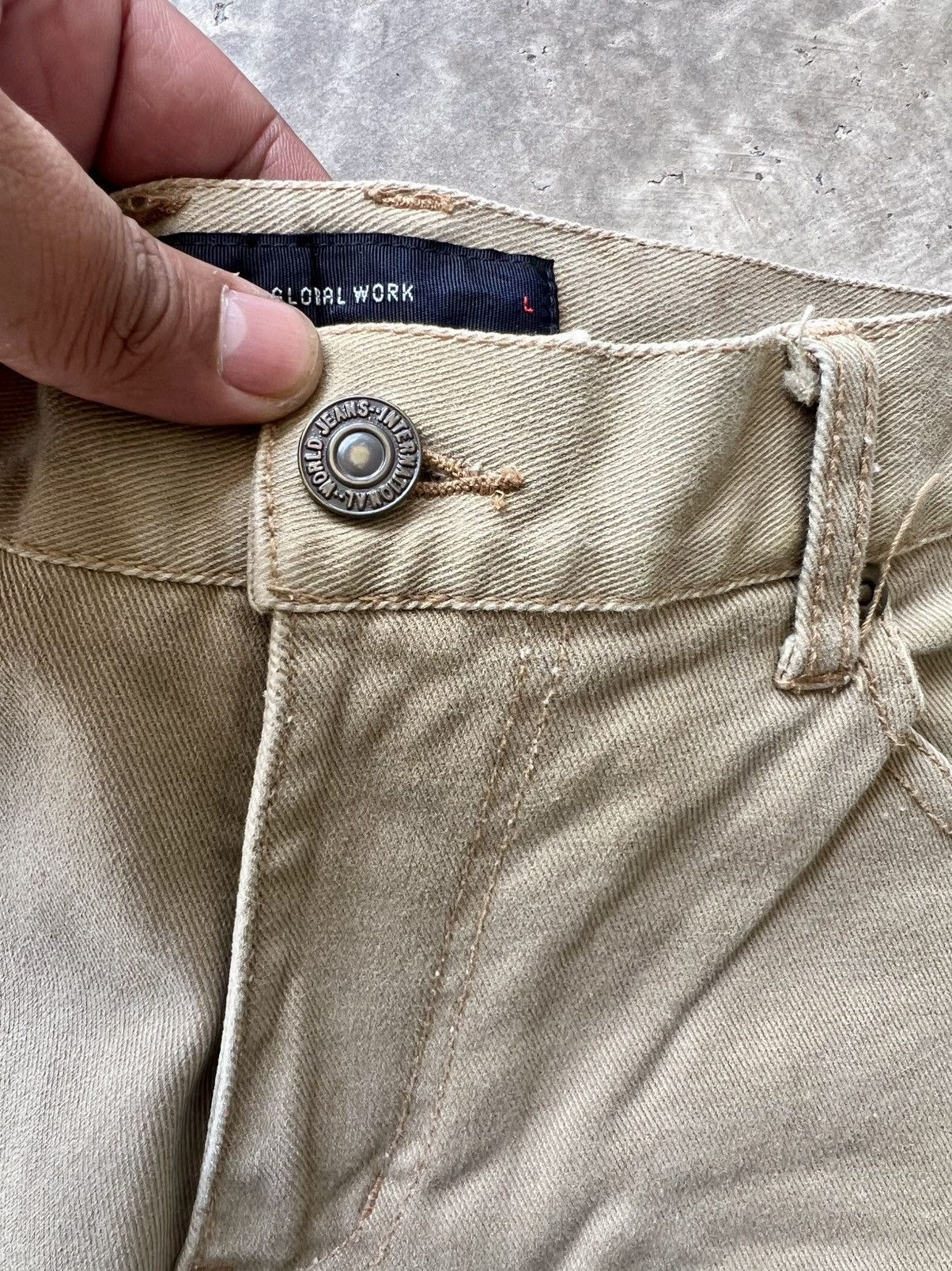 Global Work VINTAGE GLOBAL WORK OUTDOOR FLARE PANTS Size US 33 - 8 Thumbnail