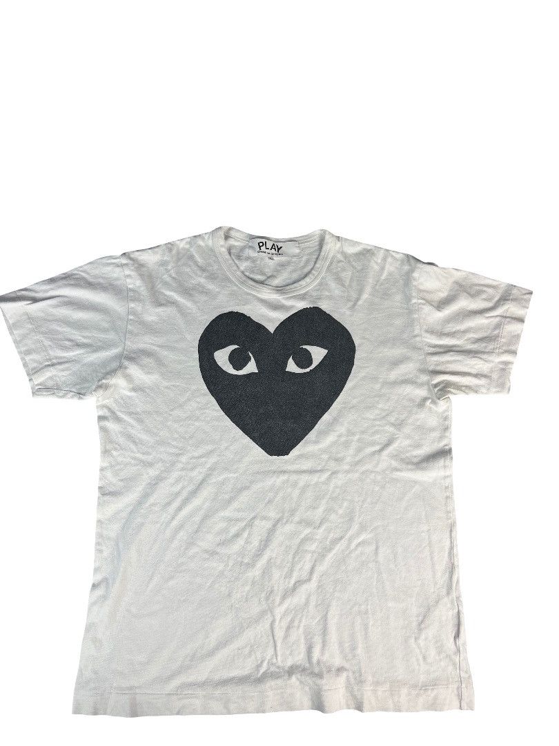 Comme des Garcons Comme des Garçons Play Black Heart Tee – Size L Size US L / EU 52-54 / 3 - 1 Thumbnail