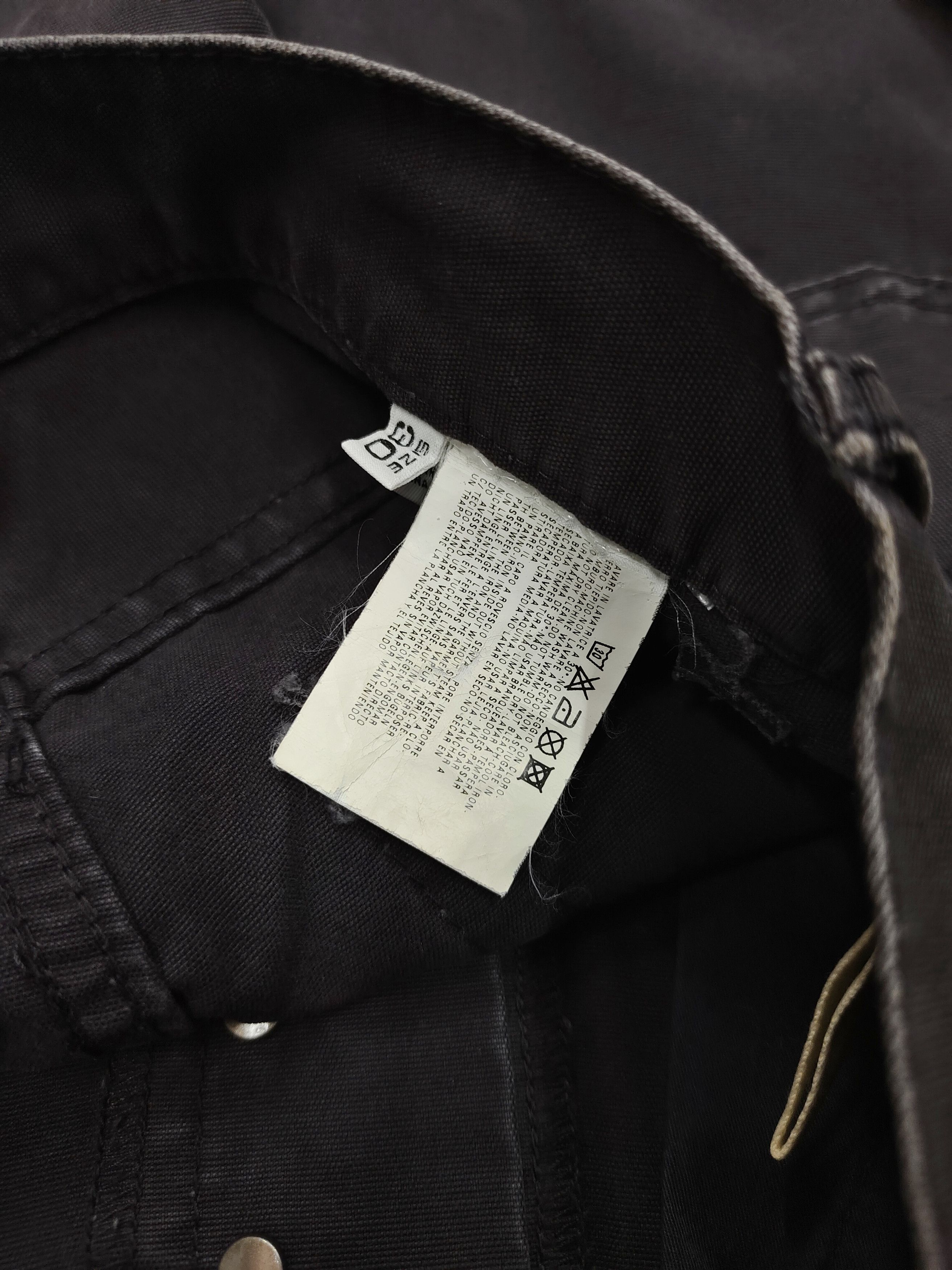 Emporio Armani Emporio Armani🔥Y2K Dark Black Minimal Baggy Trouser Size US 31 - 7 Thumbnail