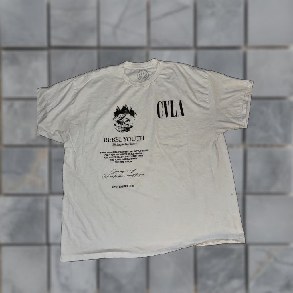 Vintage CVLA T-Shirt Men White 2XL 24x29 Regular Logo Shirt Size US XXL / EU 58 / 5 - 1 Thumbnail