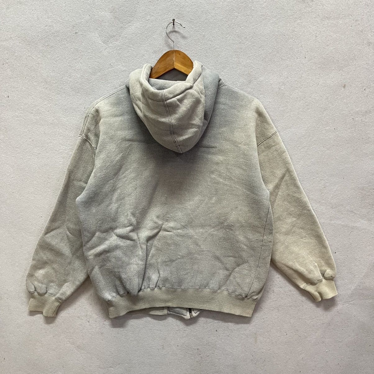 Vintage Vintage 90s Polo Ground Zip Hoodie Grey M Size US M / EU 48-50 / 2 - 6 Thumbnail