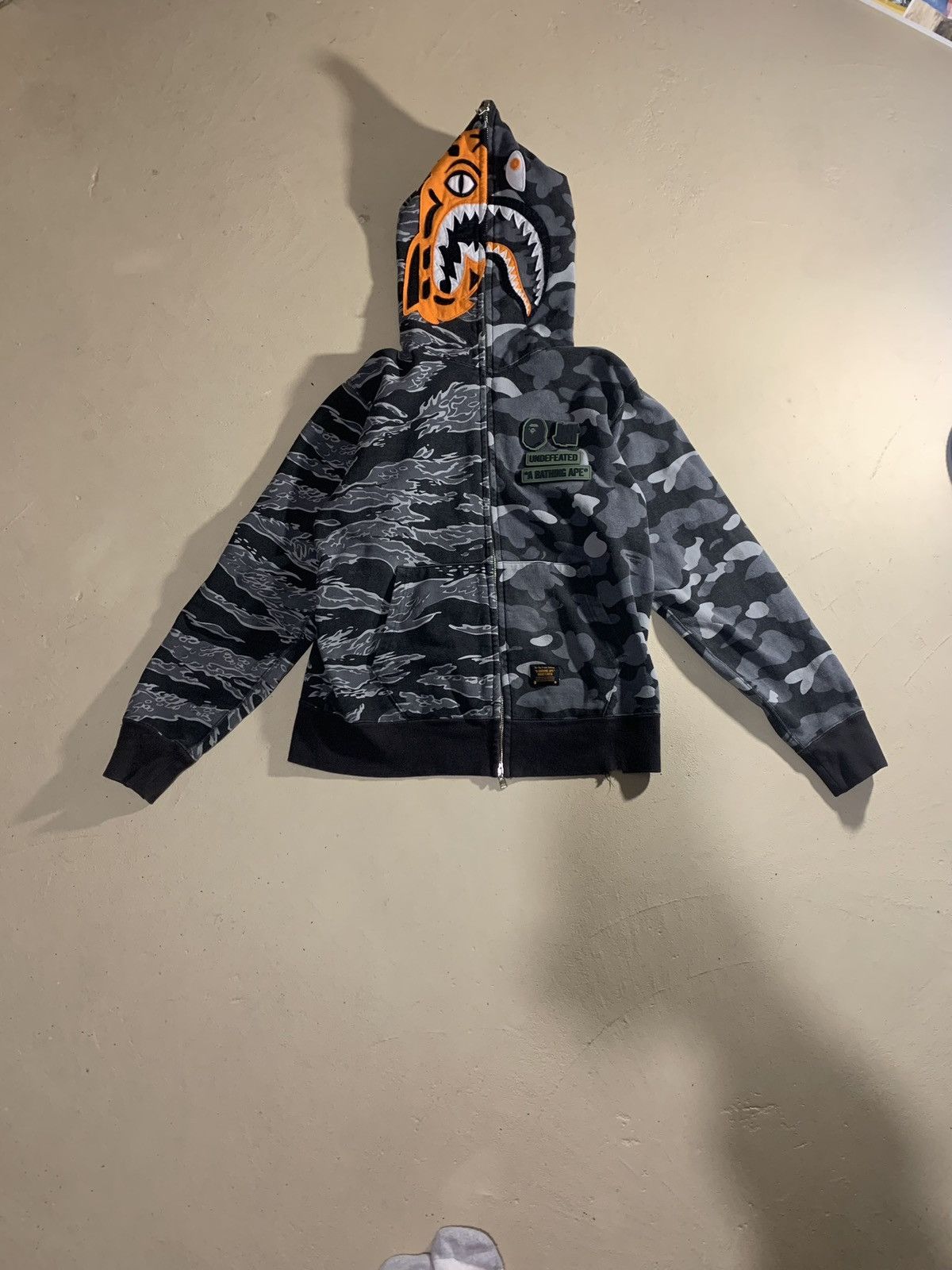 Bape × Undefeated Bape X Undefeated Tiger Shark Split Camo Full