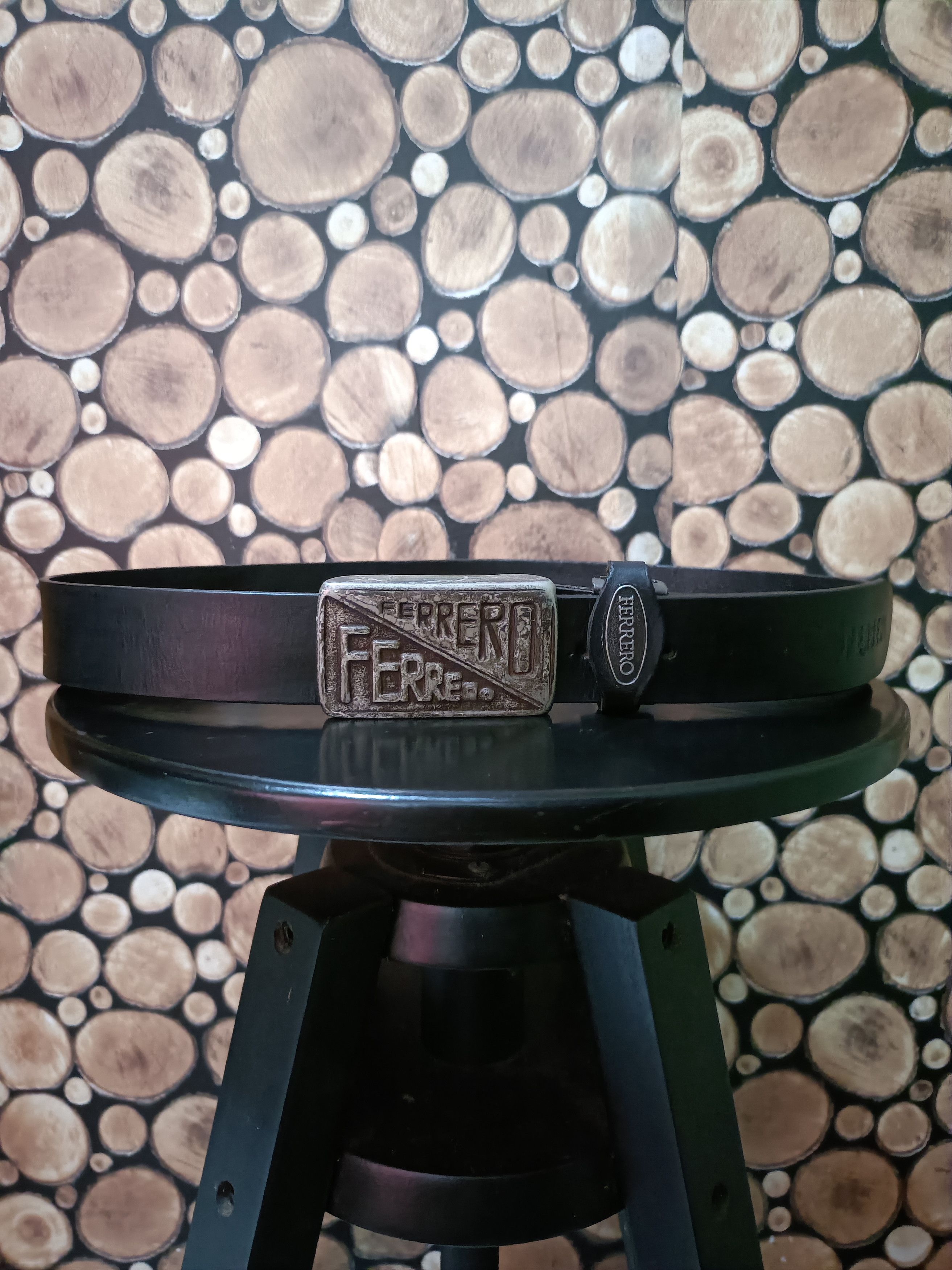 Vintage Vintage ferrero leather belt Size 28 - 4 Thumbnail