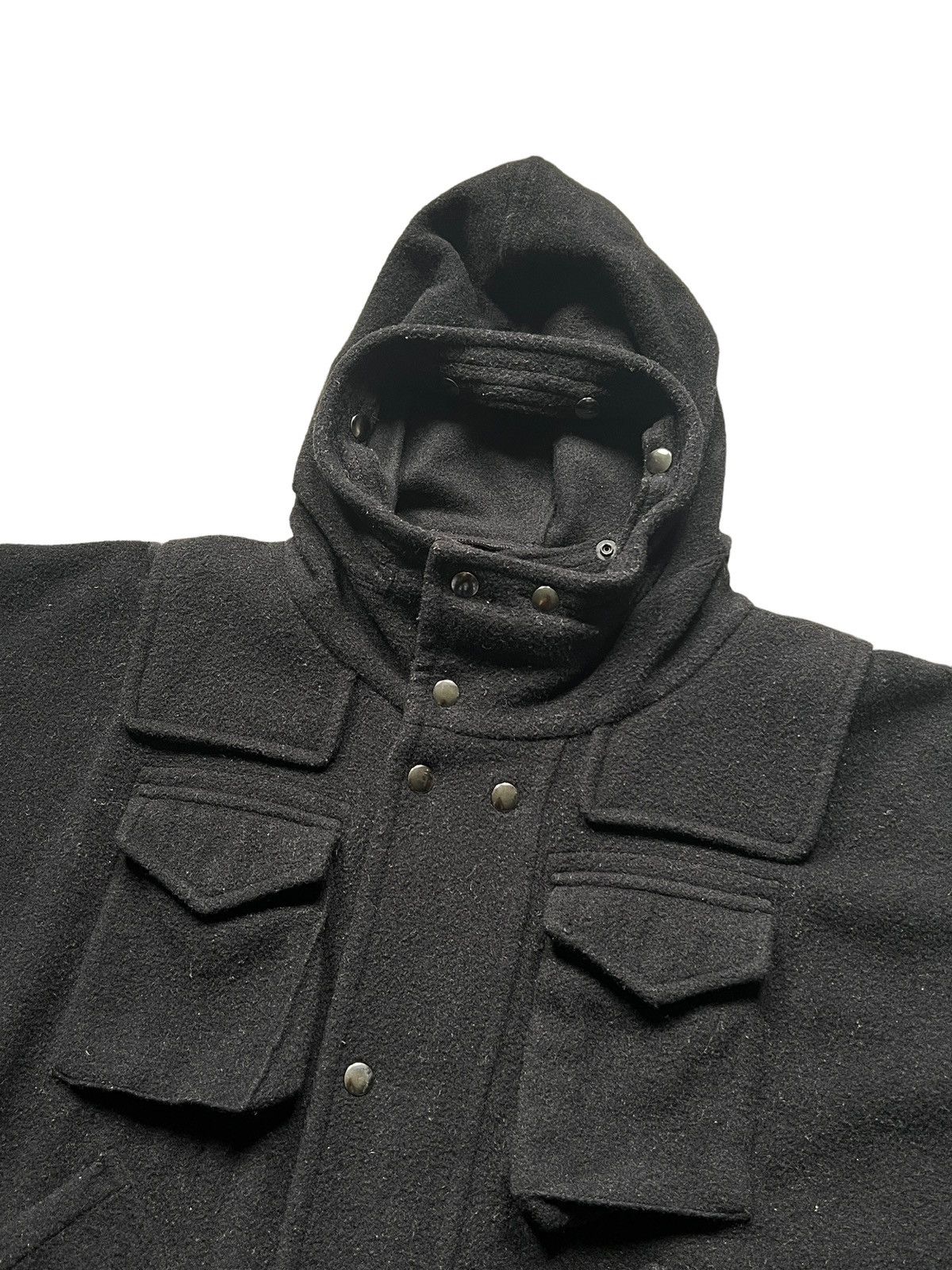 CABANE de ZUCCa 1990 Zucca Tactical Bat Wing Wool Jacket Size US M / EU 48-50 / 2 - 5 Thumbnail