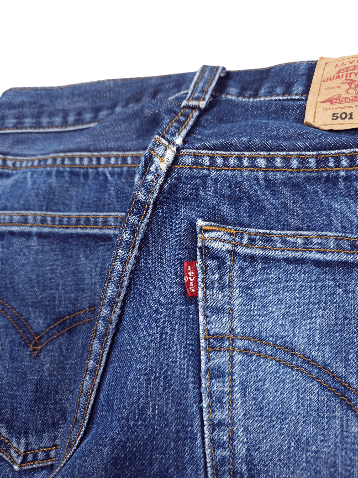 Levi's × Levi's Vintage Clothing × Vintage 💎 31/32 Vintage 90's Levi's 501 Jeans Y2K Straight Washed Size US 31 - 10 Thumbnail